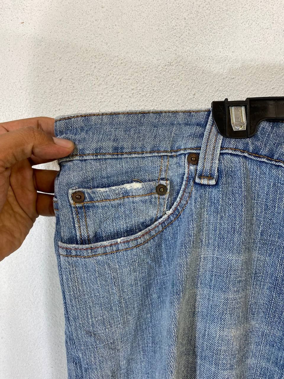 Levi's vintage levis 515 bootcut flare denim distressed Size US 38 / EU 54 - 11 Thumbnail