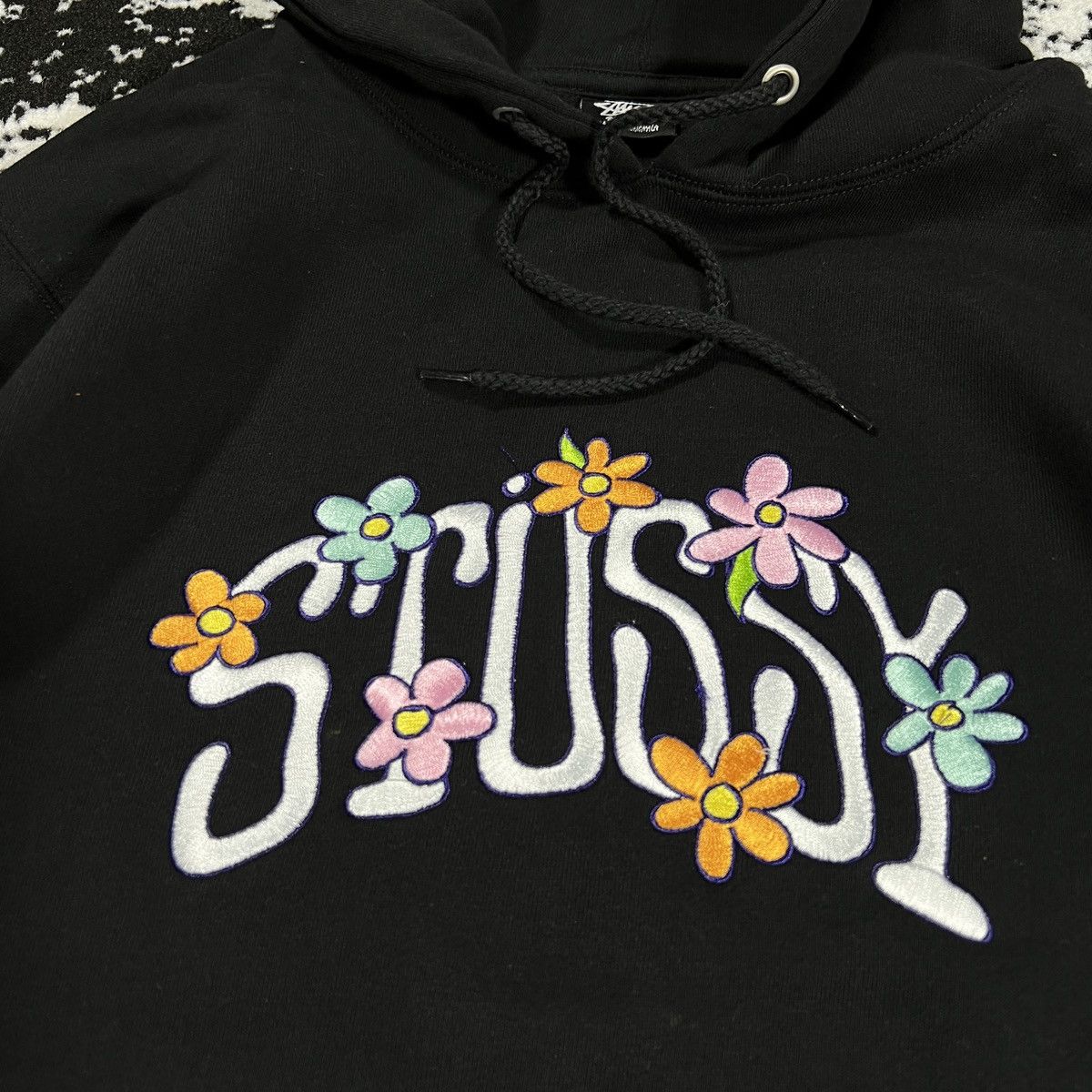 Stussy × Vintage STUSSY HOODIE IN BLACK SIZE MEDIUM Size US M / EU 48-50 / 2 - 3 Thumbnail
