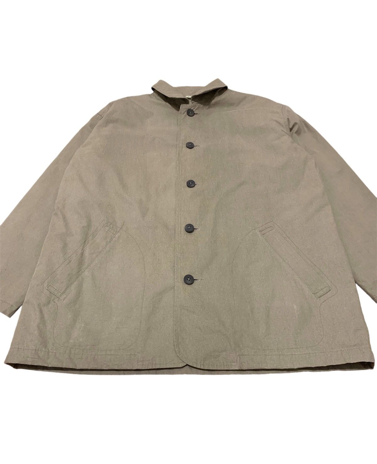 Issey Miyake Issey Miyake Plantation Pigment Dyed Overcoat Quilted Lining Size US M / EU 48-50 / 2 - 4 Thumbnail