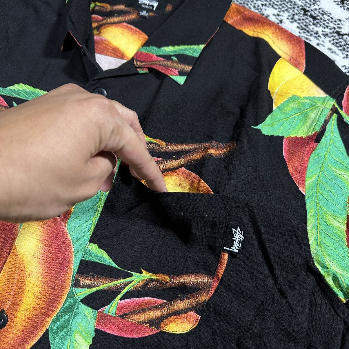 Stussy × Vintage STUSSY AUSTRALIA PEACH 🍑 SS RAYON SHIRTS - M - OVERSIZE Size US M / EU 48-50 / 2 - 4 Thumbnail