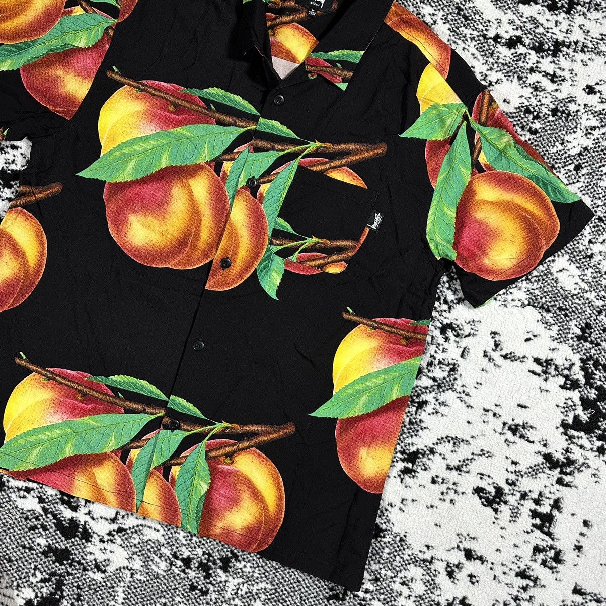 Stussy × Vintage STUSSY AUSTRALIA PEACH 🍑 SS RAYON SHIRTS - M - OVERSIZE Size US M / EU 48-50 / 2 - 2 Thumbnail