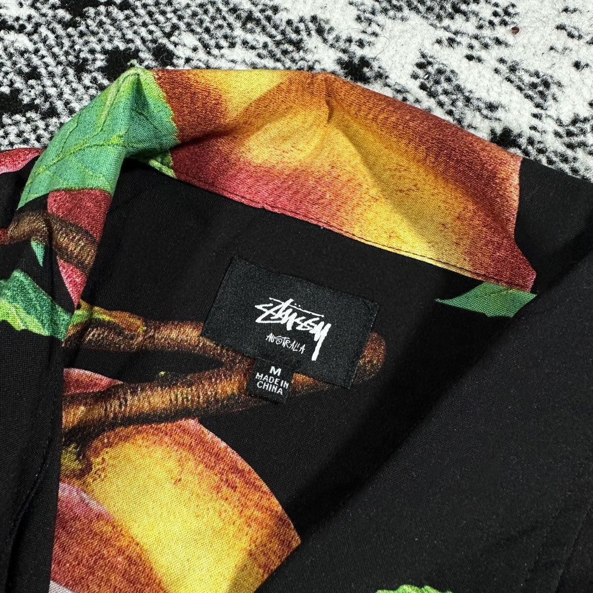Stussy × Vintage STUSSY AUSTRALIA PEACH 🍑 SS RAYON SHIRTS - M - OVERSIZE Size US M / EU 48-50 / 2 - 3 Thumbnail