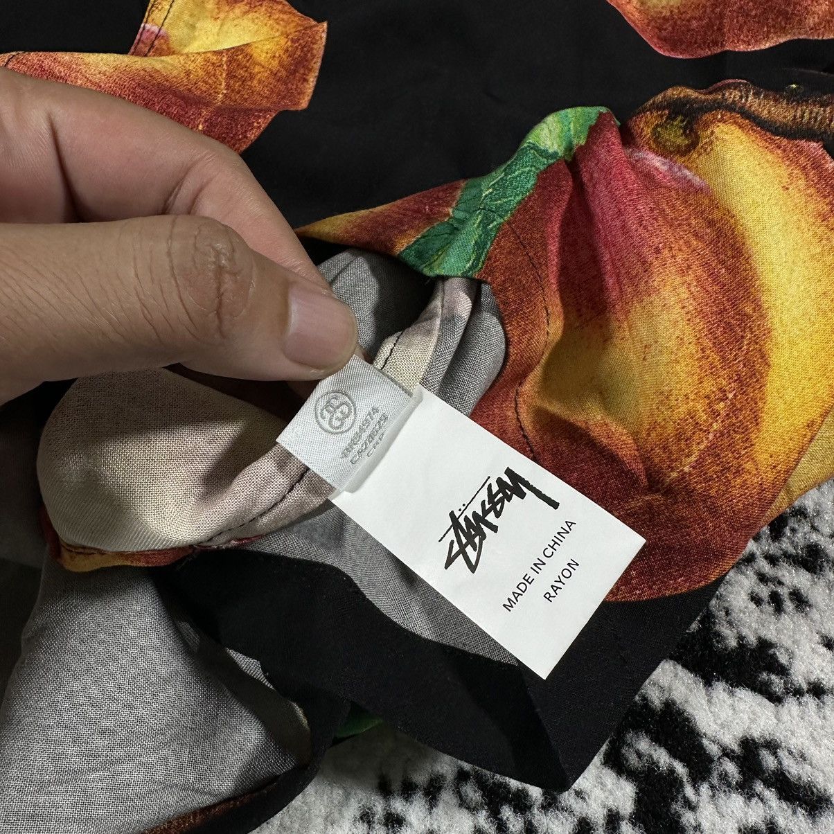 Stussy × Vintage STUSSY AUSTRALIA PEACH 🍑 SS RAYON SHIRTS - M - OVERSIZE Size US M / EU 48-50 / 2 - 6 Thumbnail