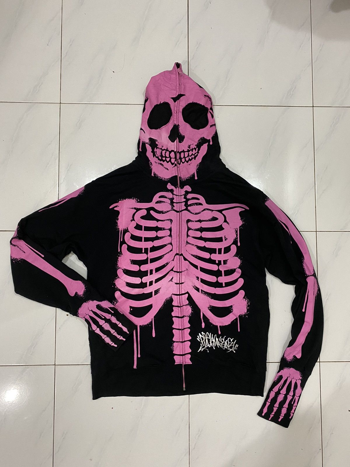 Other Holloween Dead Serious Skeleton Freaky Massive Hoodie Size US L / EU 52-54 / 3 - 6 Thumbnail