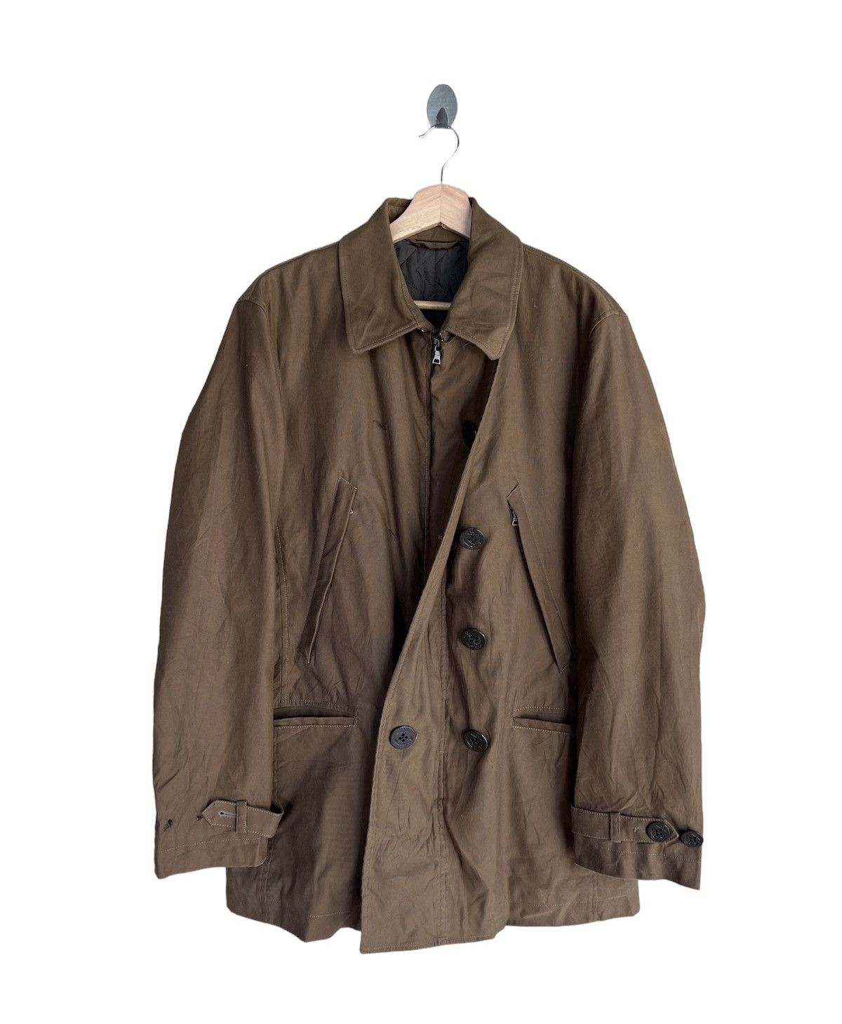 Paul Smith Paul Smith Olive Green Parkas Military Style Jacket Size US M / EU 48-50 / 2 - 1 Thumbnail