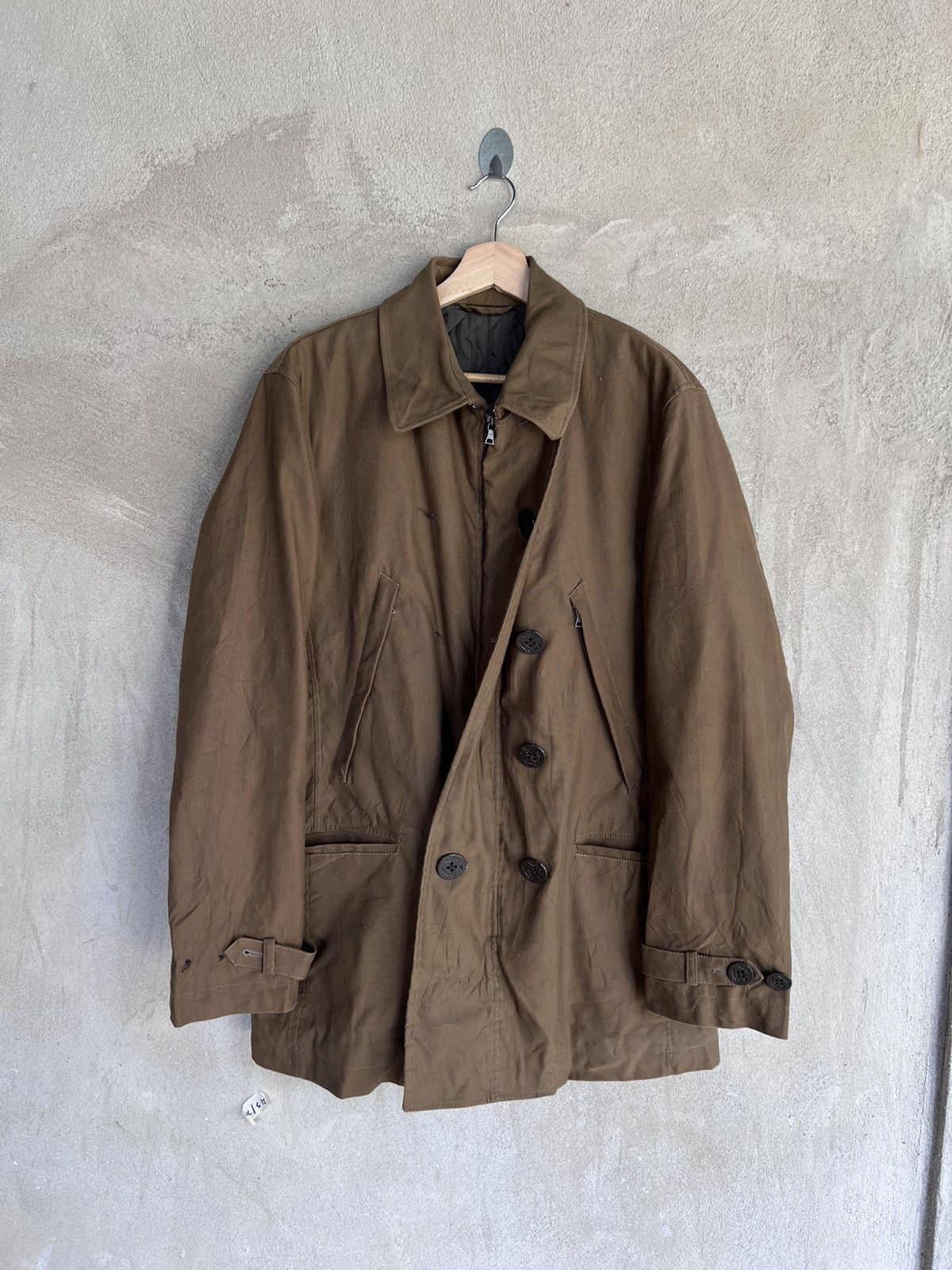 Paul Smith Paul Smith Olive Green Parkas Military Style Jacket Size US M / EU 48-50 / 2 - 2 Thumbnail