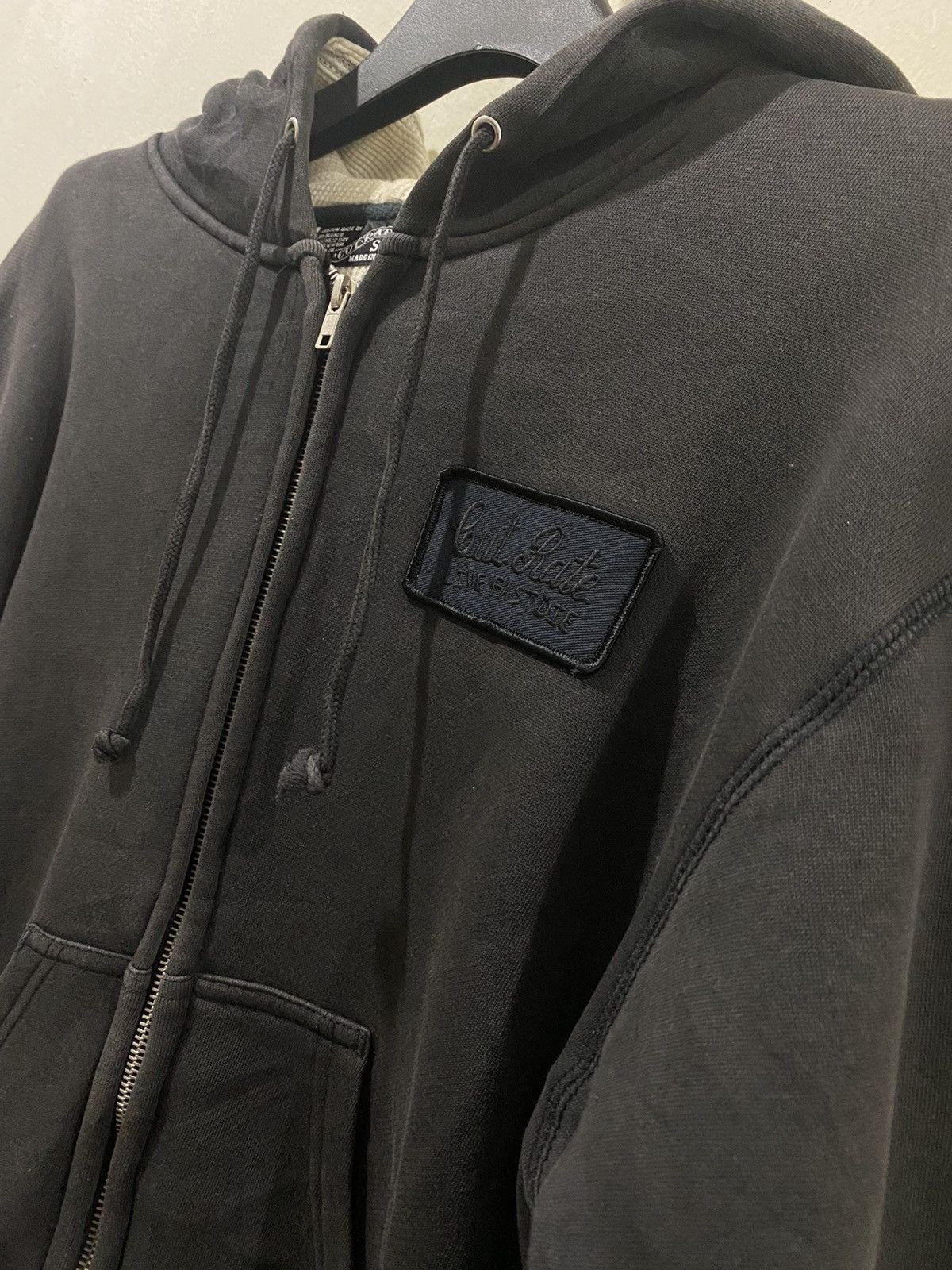 Vintage Distressed Cut Rate Skeleton Live. Fast. Die Hoodie Size US S / EU 44-46 / 1 - 4 Thumbnail