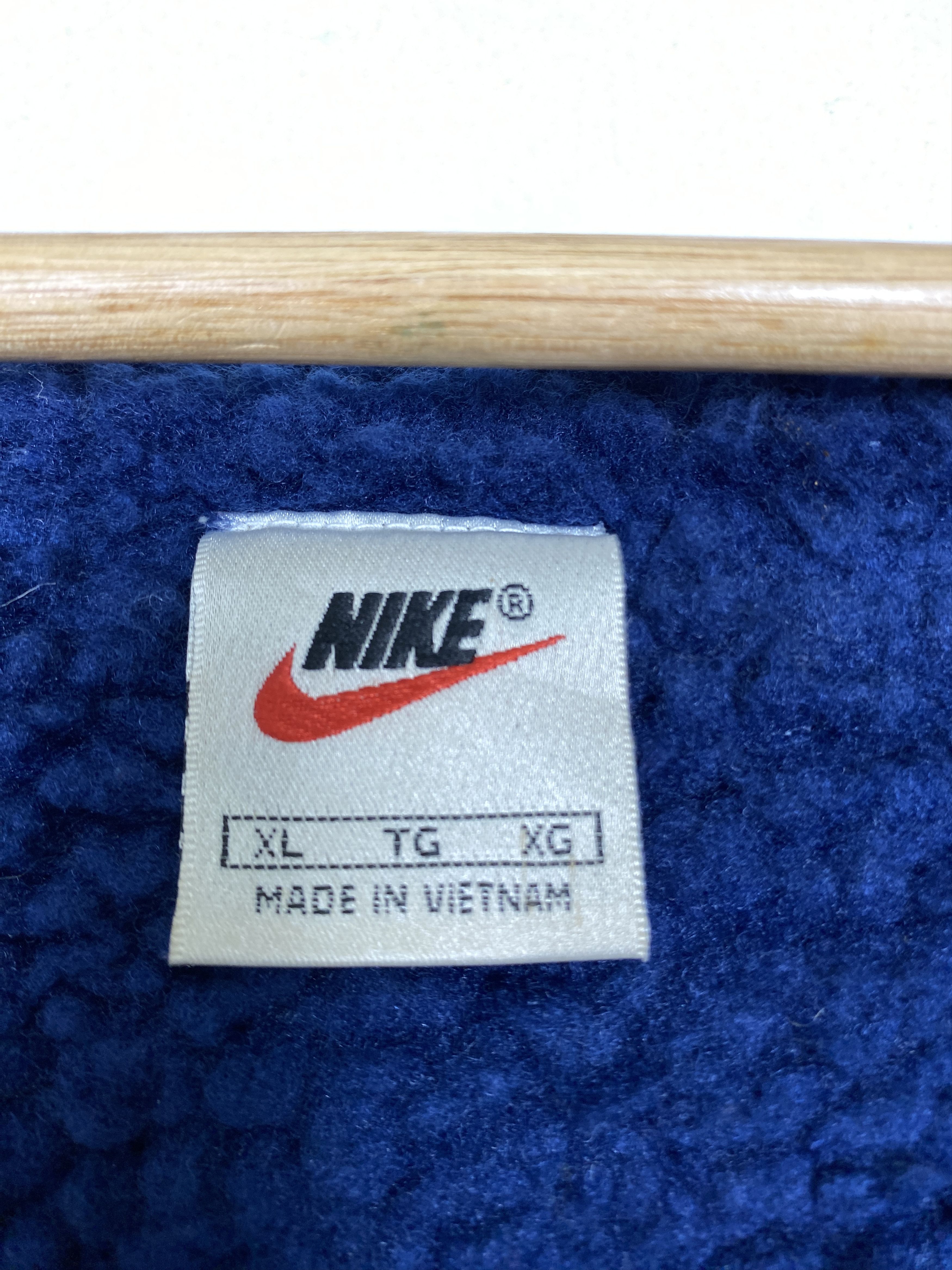 Nike Vintage Nike Hoodie Sherpa Lining Long Jacket J1368 Size US XXL / EU 58 / 5 - 13 Thumbnail