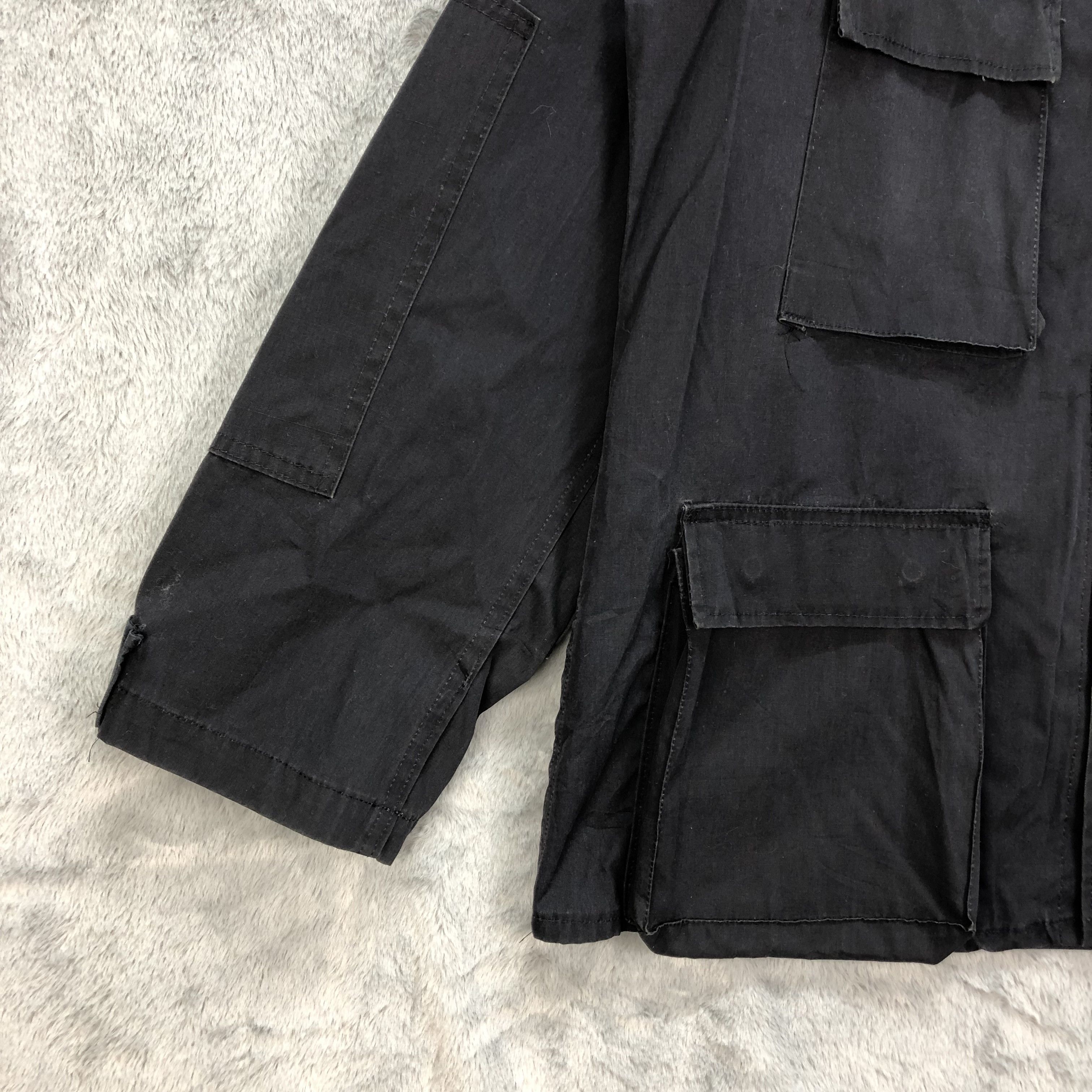 Vintage Vintage Field Jacket WW2 Black Army Jacket #4646-162 Size US XL / EU 56 / 4 - 4 Thumbnail