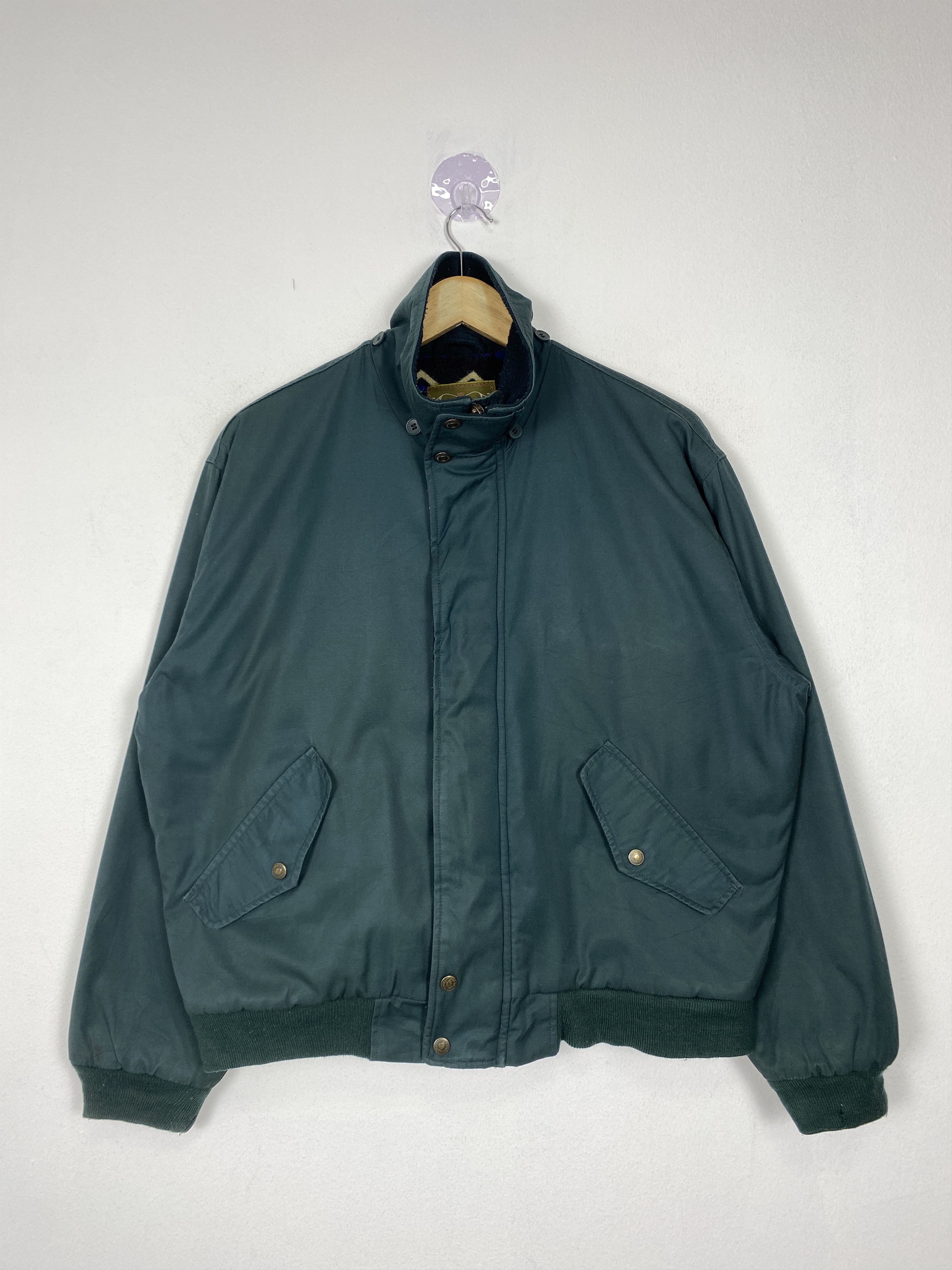 image of Vintage Mac Hope Zip Up Jacket in Dark Green, Men's (Size Medium)