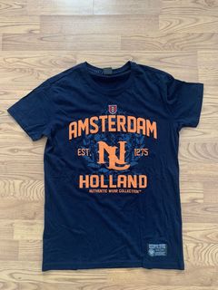 Vintage Vintage Lucky Brand Amsterdam T Shirt Mens Size XL Y2K