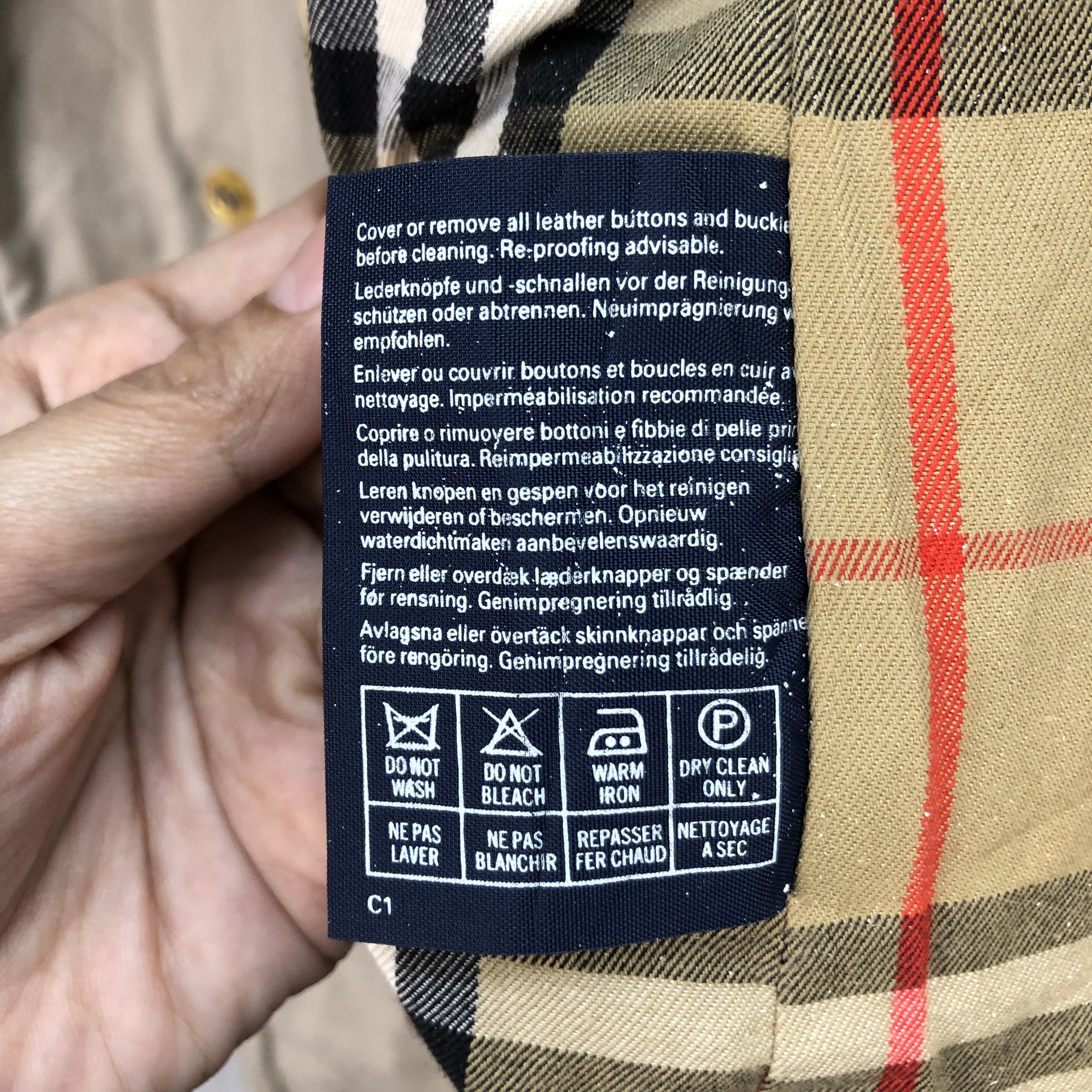 Burberry VINTAGE BURBERRYS NOVA CHECK LONG COAT #6555-73 Size US L / EU 52-54 / 3 - 10 Thumbnail