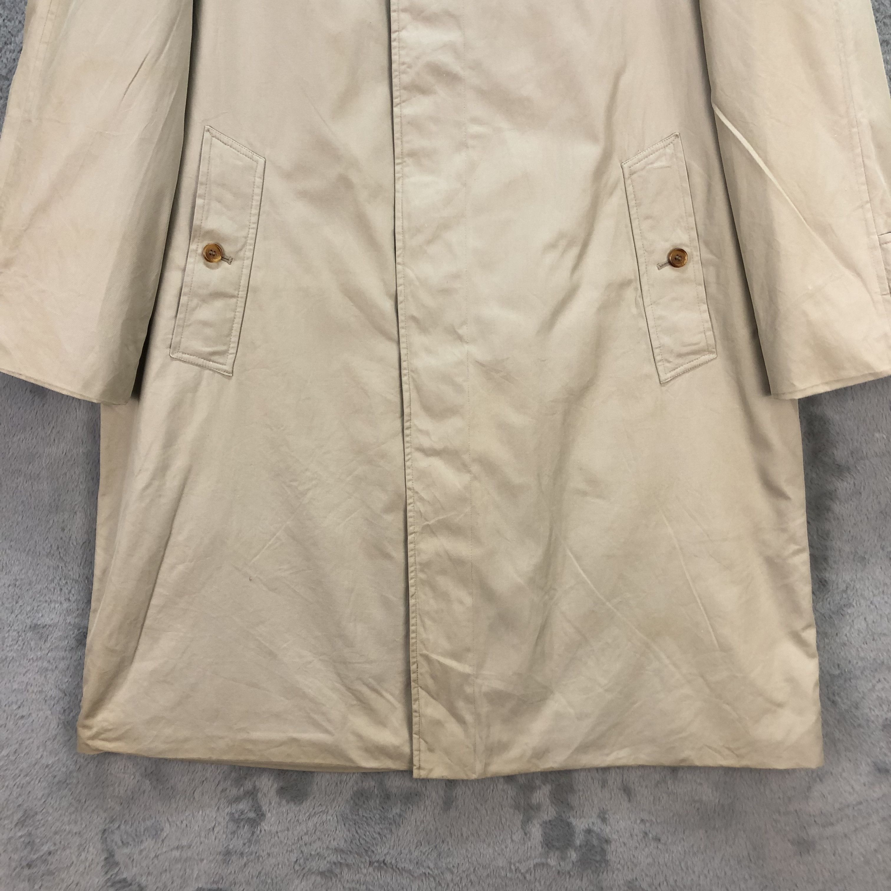 Burberry VINTAGE BURBERRYS NOVA CHECK LONG COAT #6555-73 Size US L / EU 52-54 / 3 - 3 Thumbnail