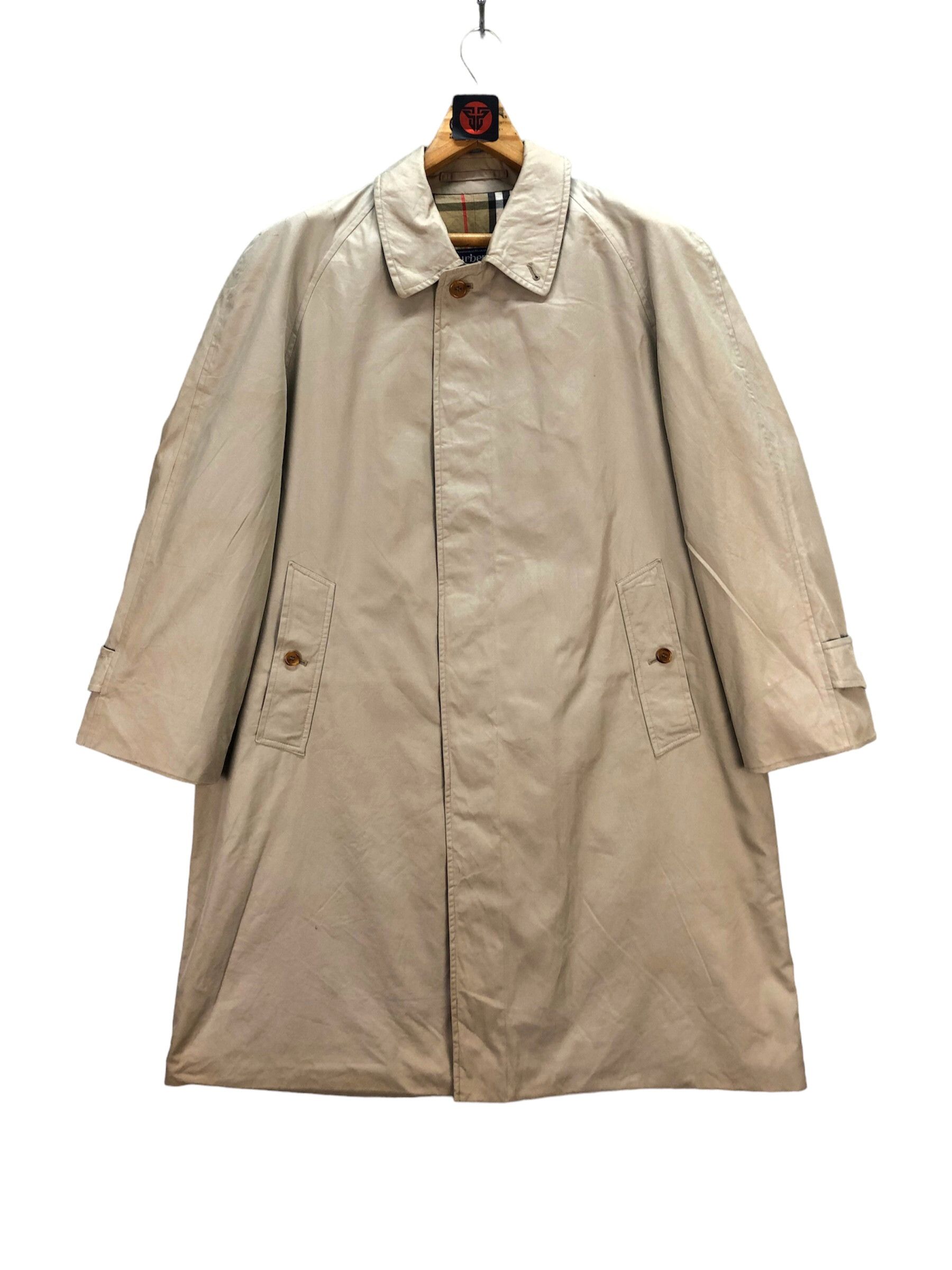 Burberry VINTAGE BURBERRYS NOVA CHECK LONG COAT #6555-73 Size US L / EU 52-54 / 3 - 1 Thumbnail