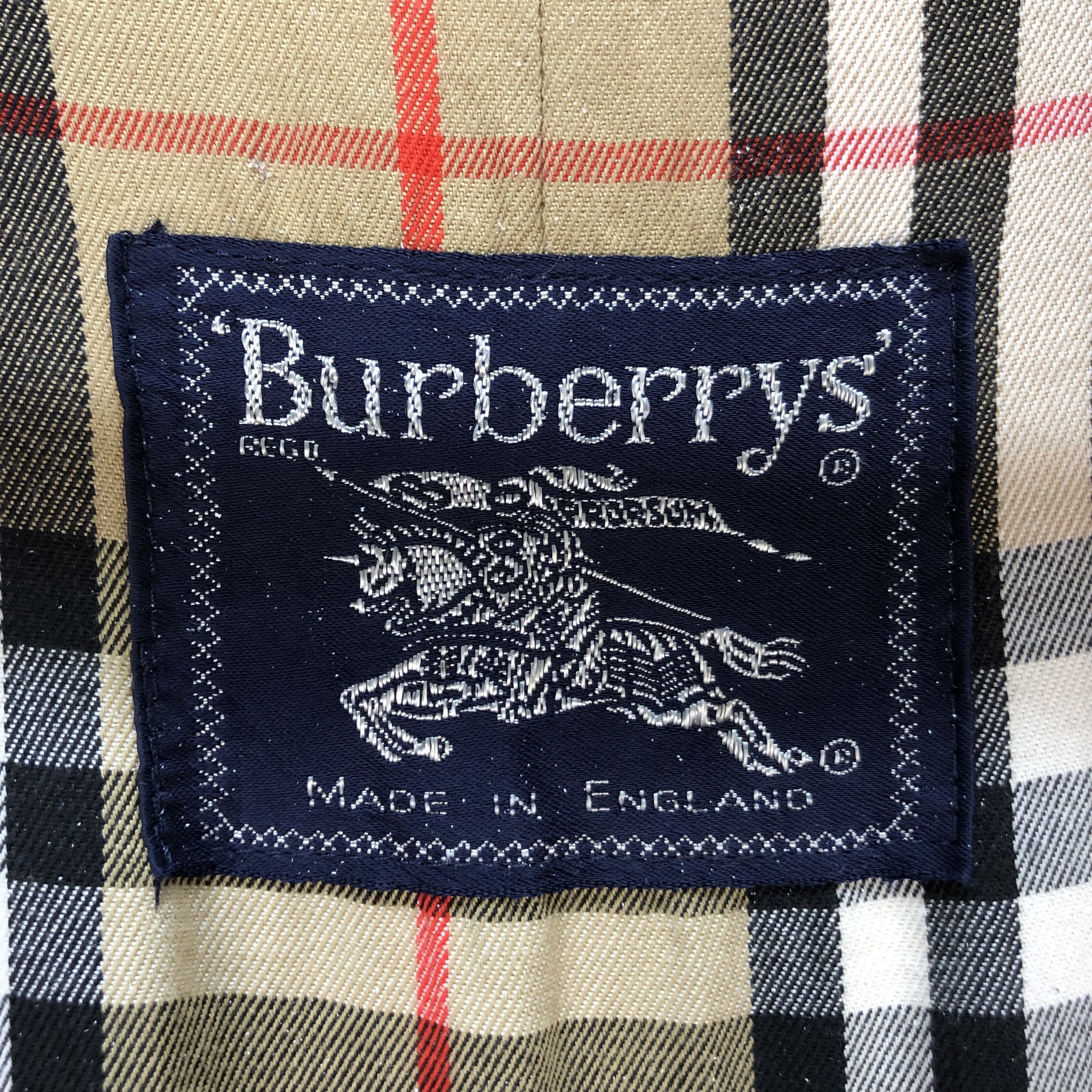 Burberry VINTAGE BURBERRYS NOVA CHECK LONG COAT #6555-73 Size US L / EU 52-54 / 3 - 8 Thumbnail