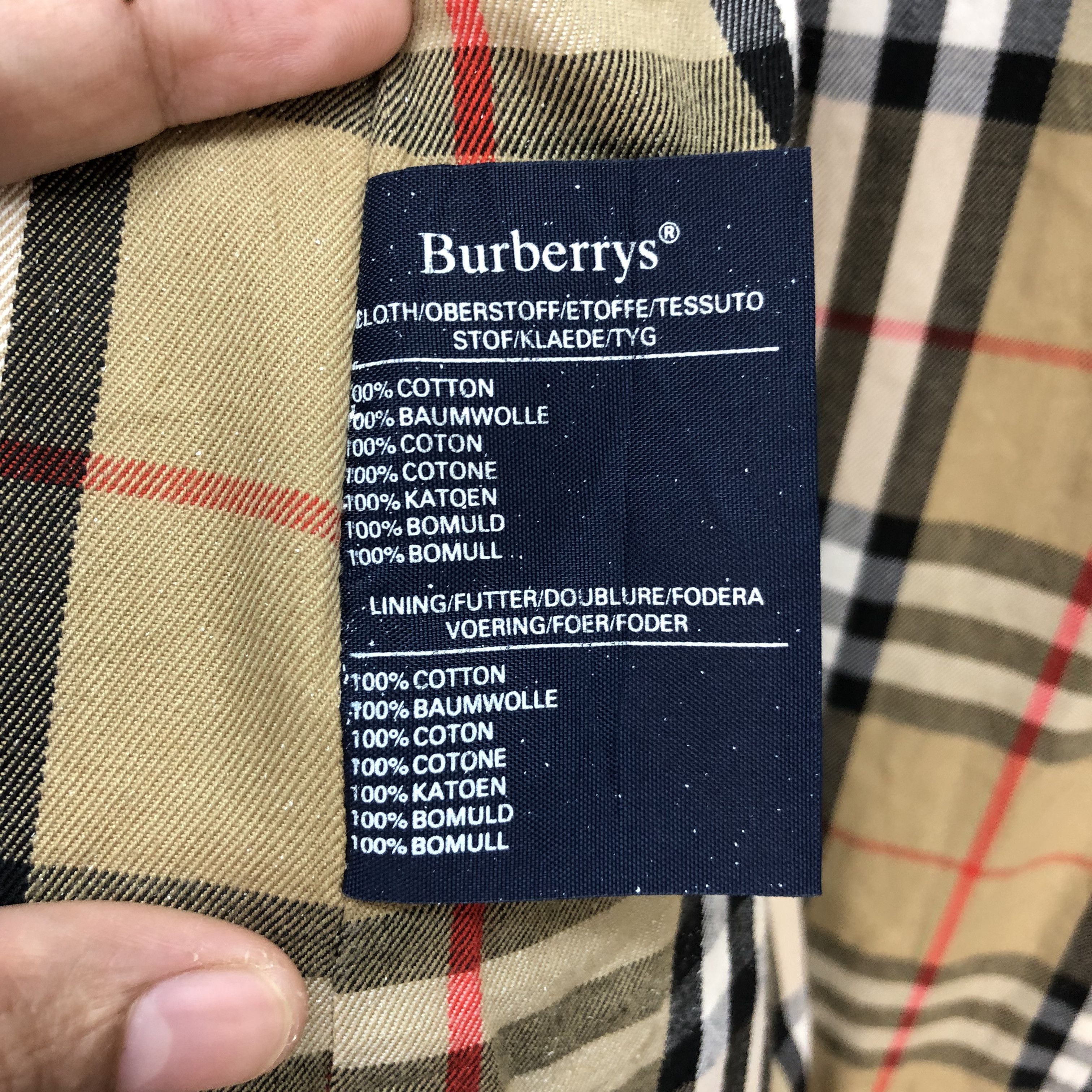 Burberry VINTAGE BURBERRYS NOVA CHECK LONG COAT #6555-73 Size US L / EU 52-54 / 3 - 9 Thumbnail