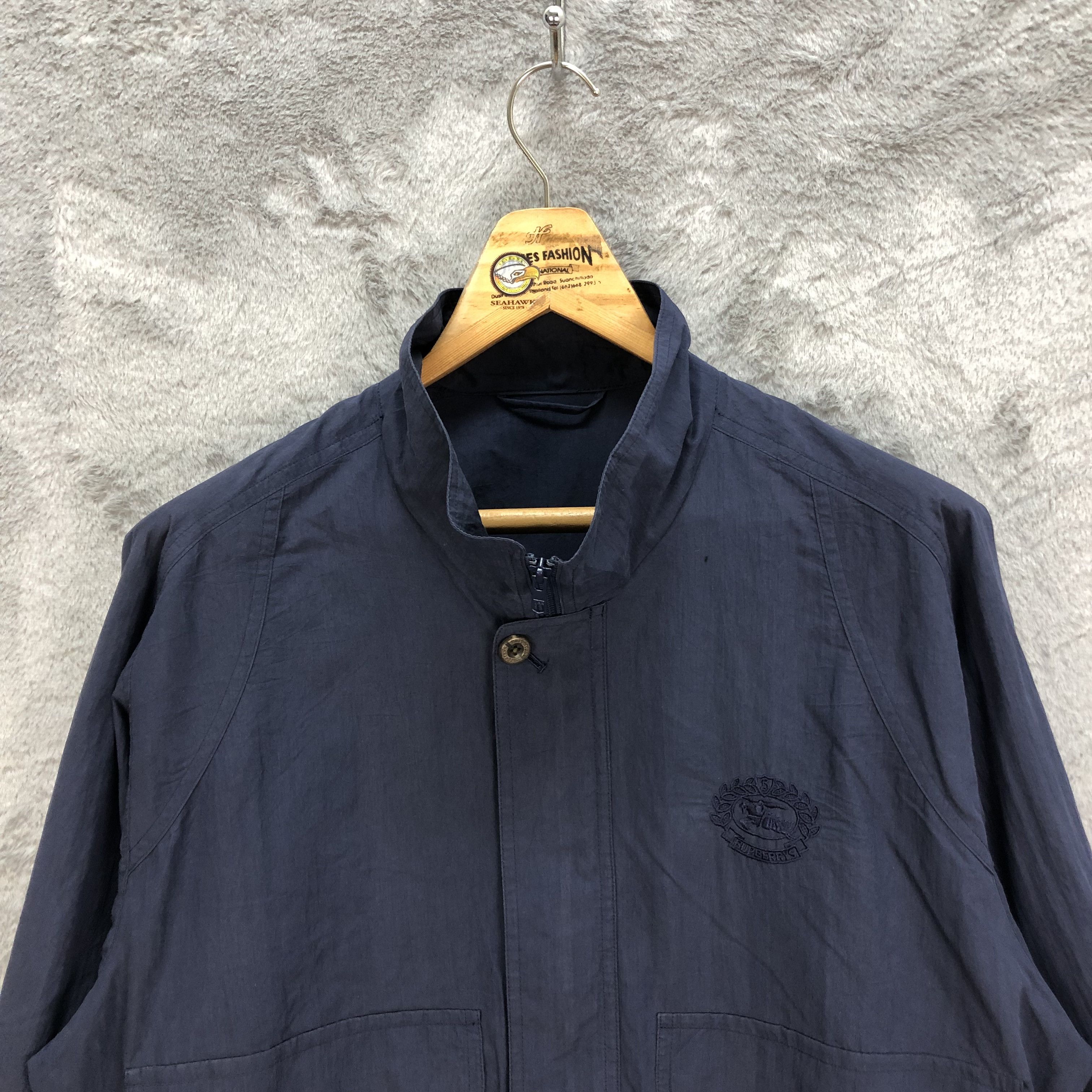 Burberry BURBERRYS NAVY BLUE CASUAL JACKET #5992-217 Size US M / EU 48-50 / 2 - 2 Thumbnail