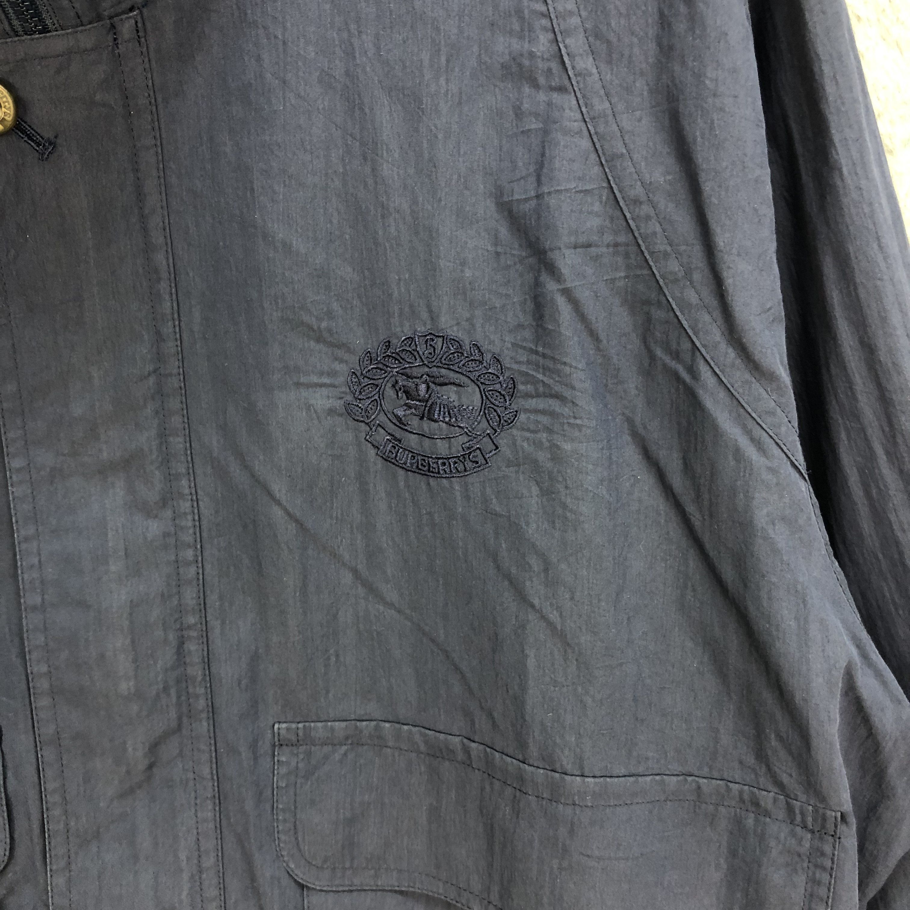 Burberry BURBERRYS NAVY BLUE CASUAL JACKET #5992-217 Size US M / EU 48-50 / 2 - 3 Thumbnail