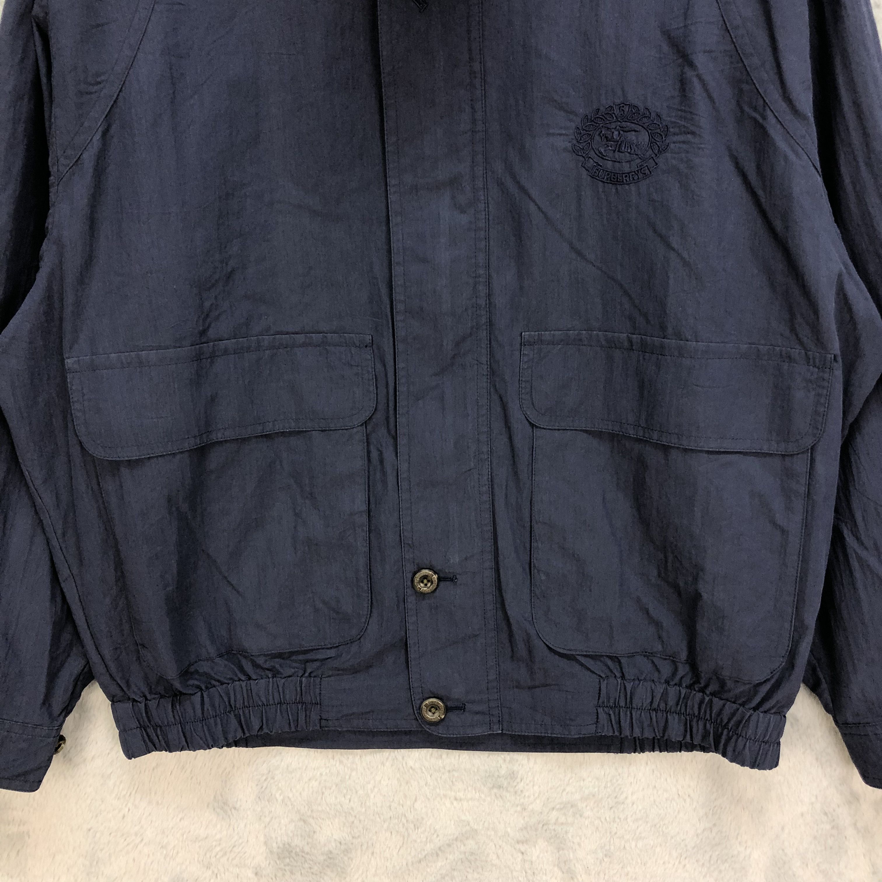 Burberry BURBERRYS NAVY BLUE CASUAL JACKET #5992-217 Size US M / EU 48-50 / 2 - 5 Thumbnail