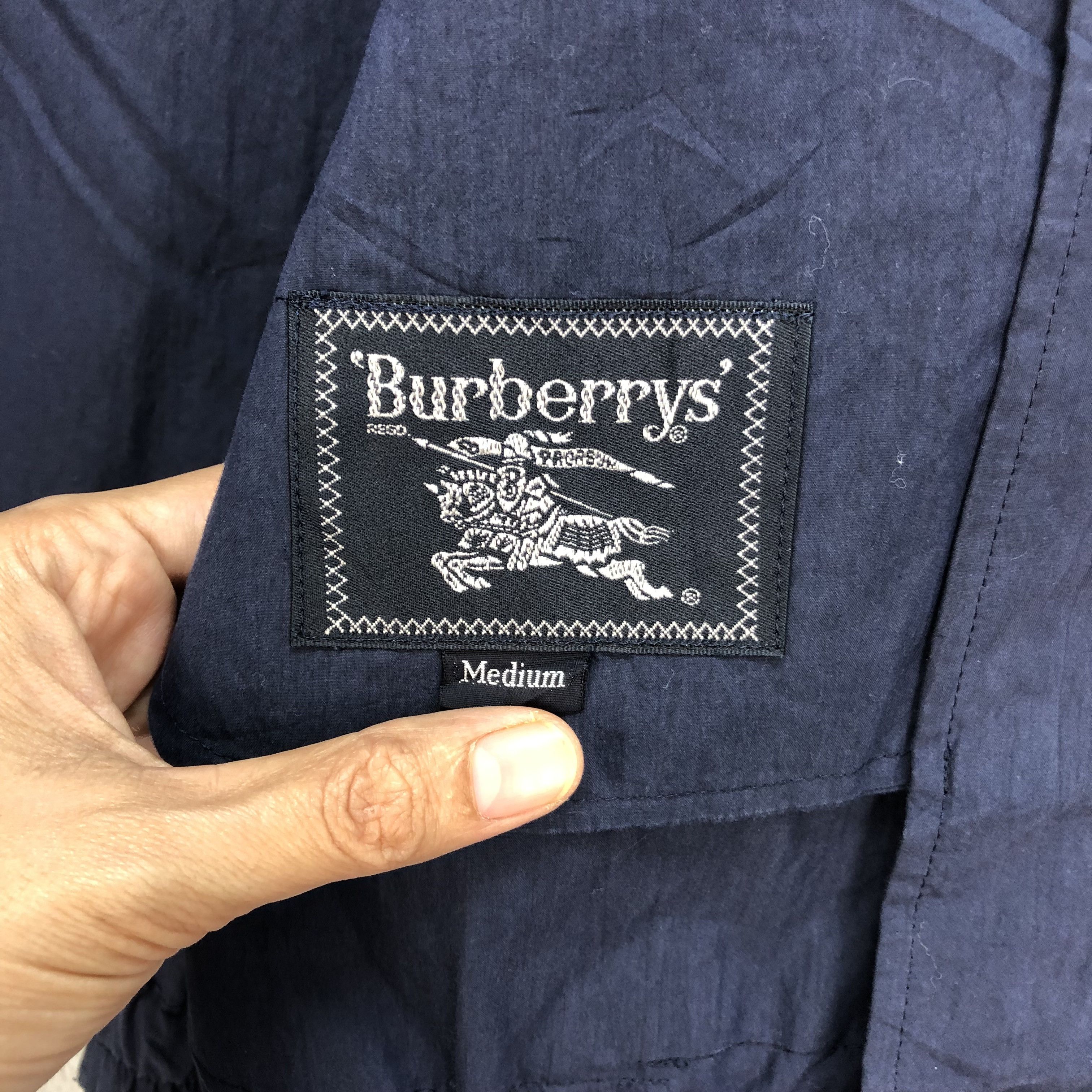 Burberry BURBERRYS NAVY BLUE CASUAL JACKET #5992-217 Size US M / EU 48-50 / 2 - 9 Thumbnail