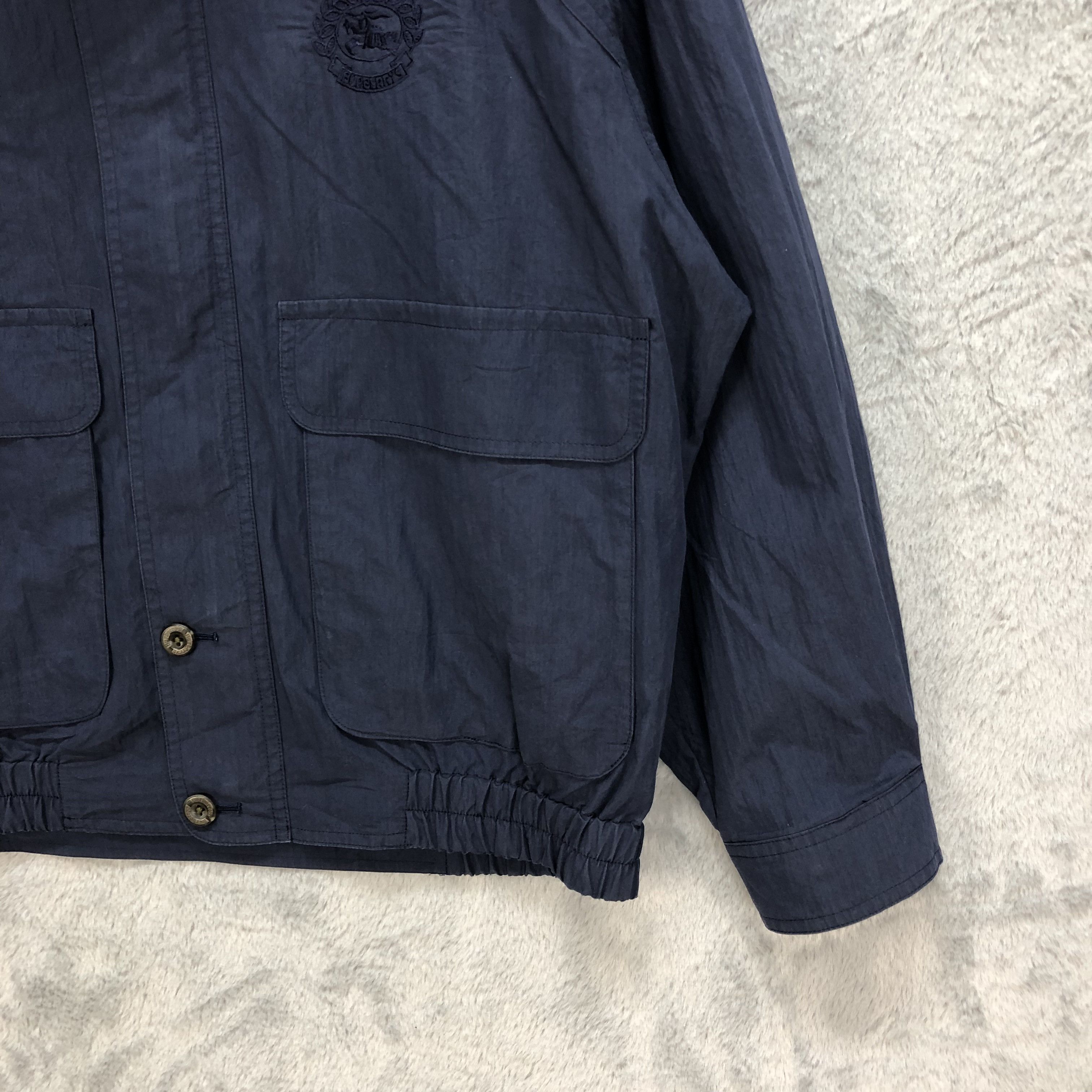 Burberry BURBERRYS NAVY BLUE CASUAL JACKET #5992-217 Size US M / EU 48-50 / 2 - 7 Thumbnail