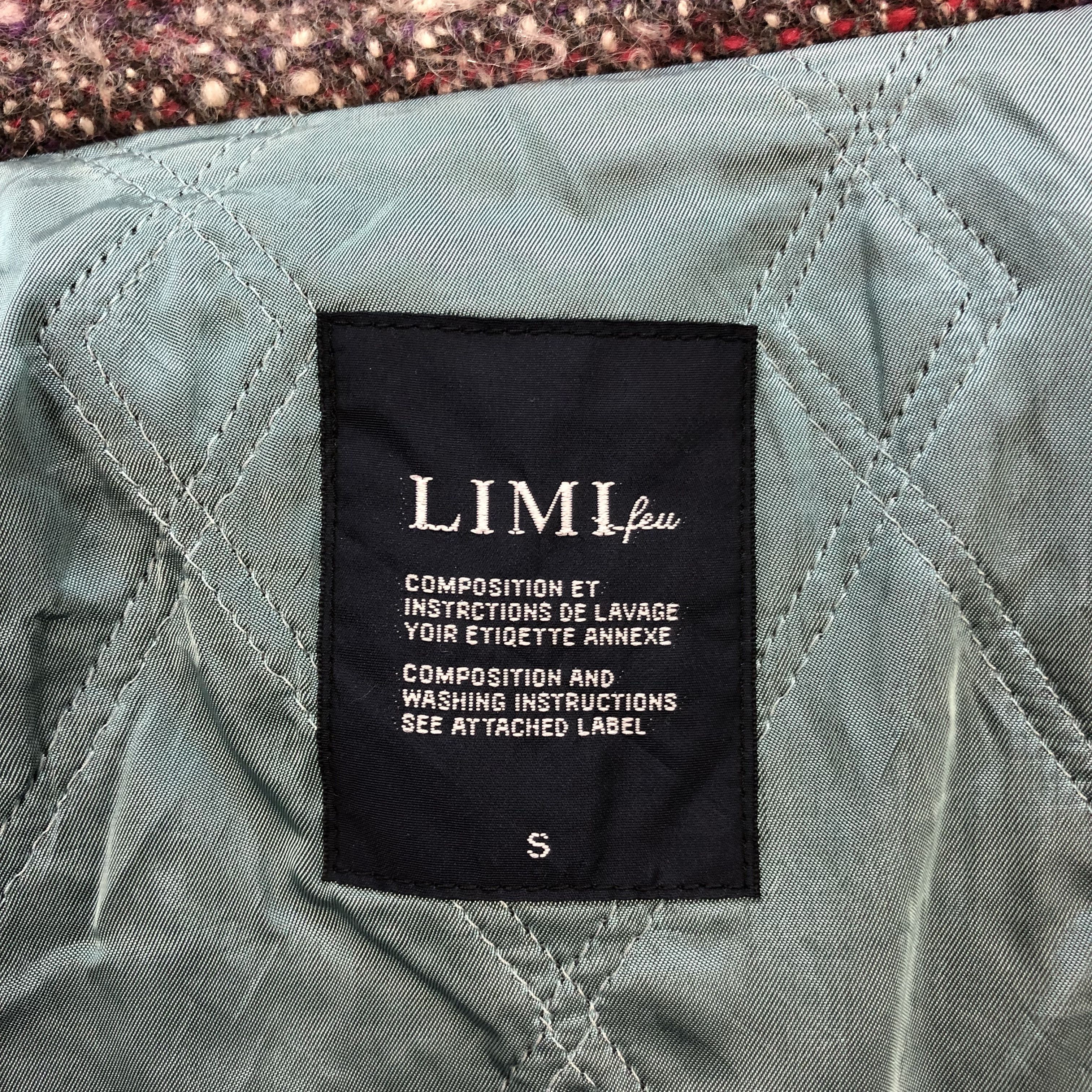 Limi Feu LIMI FEU TWO TONE WOOL MOHAIR TWO TONE COAT #5965-19 Size S / US 4 / IT 40 - 9 Thumbnail
