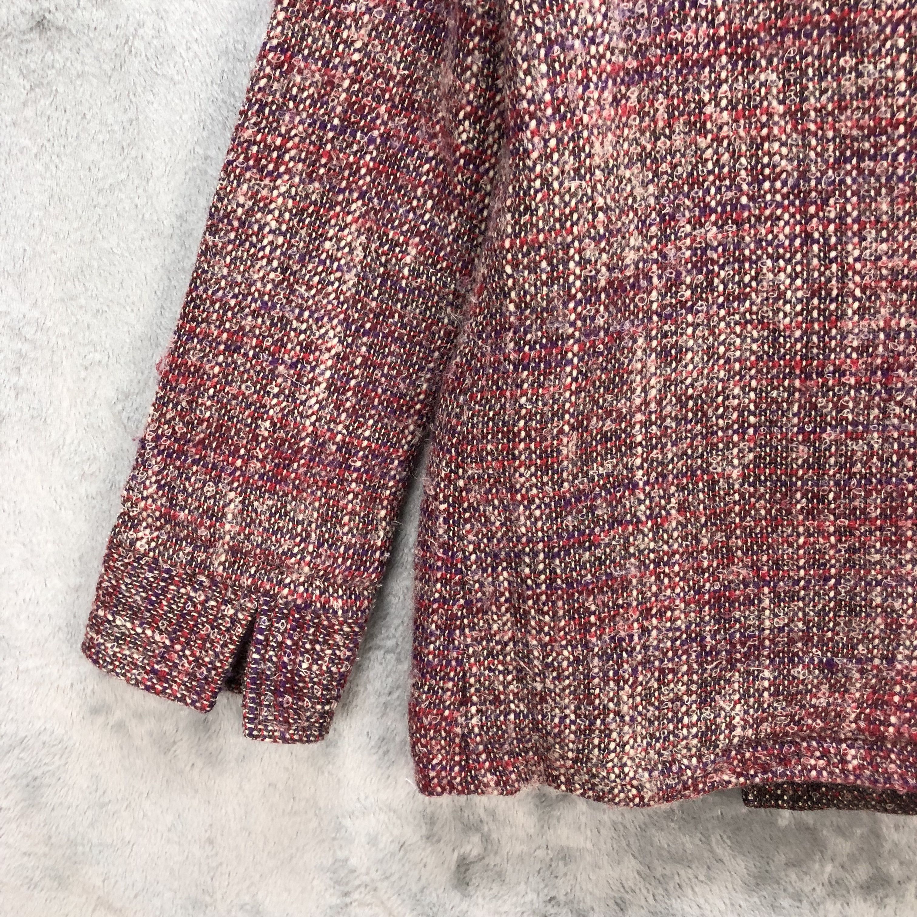 Limi Feu LIMI FEU TWO TONE WOOL MOHAIR TWO TONE COAT #5965-19 Size S / US 4 / IT 40 - 12 Thumbnail