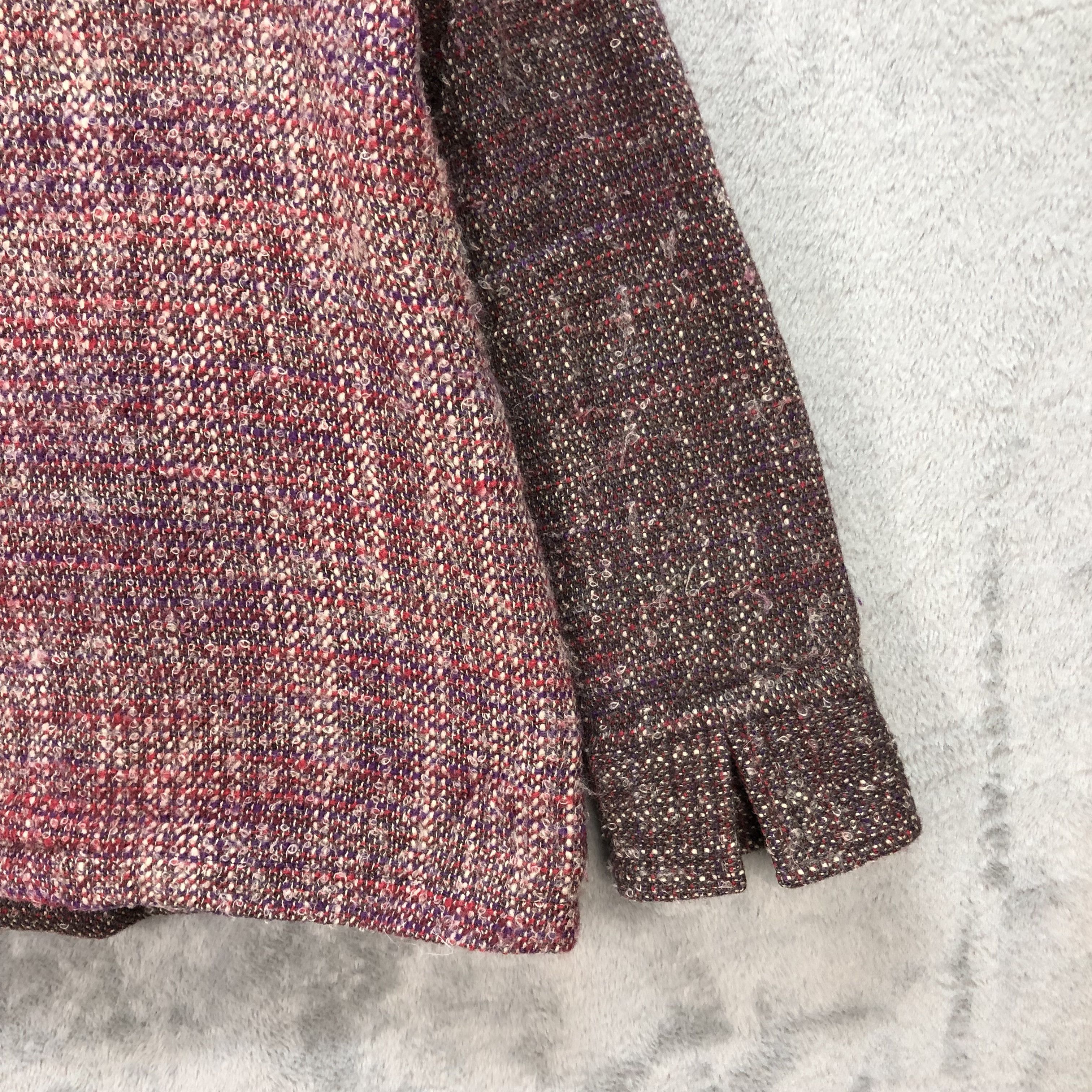 Limi Feu LIMI FEU TWO TONE WOOL MOHAIR TWO TONE COAT #5965-19 Size S / US 4 / IT 40 - 13 Thumbnail