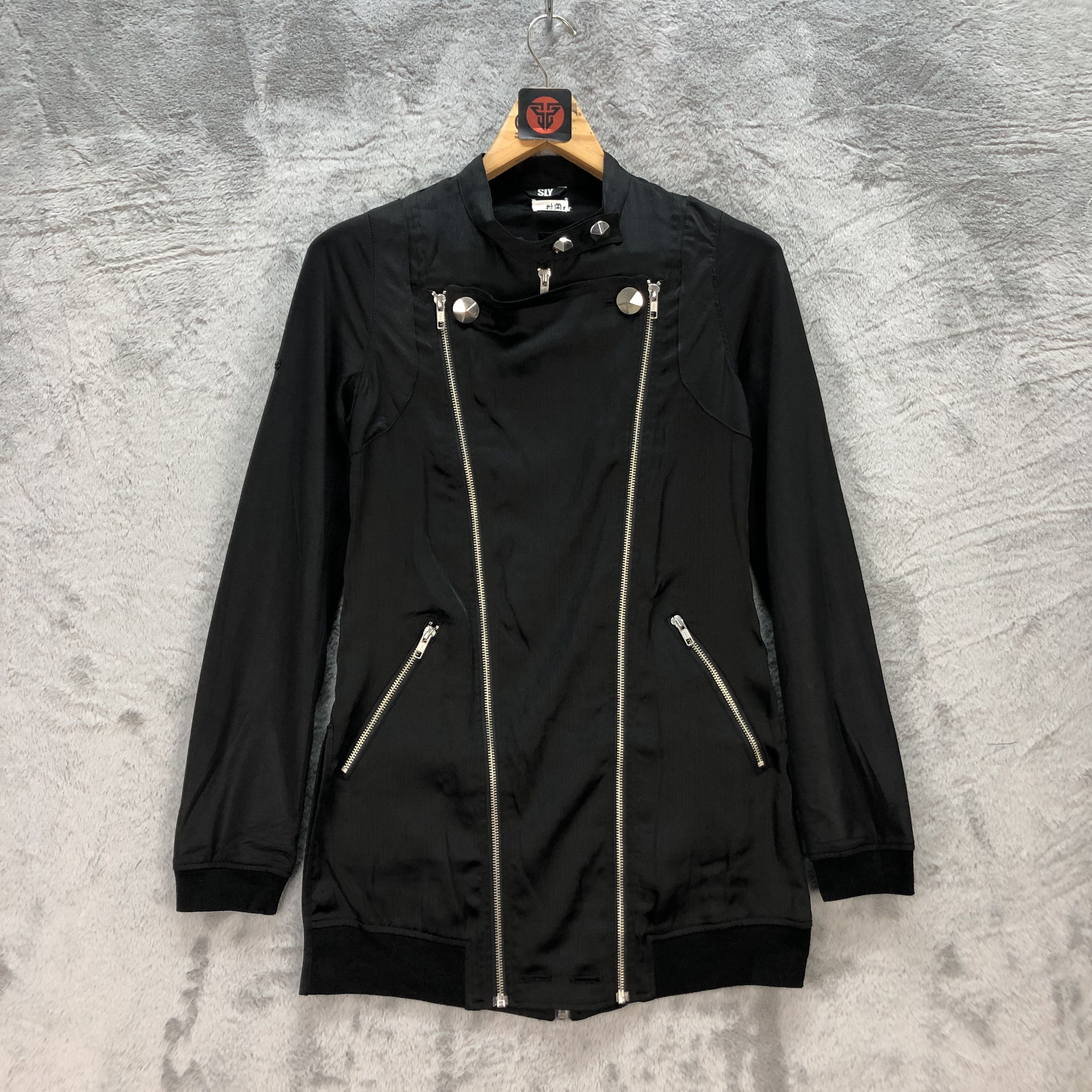 SLY SLY NICE DESIGN MULTI ZIP JACKET #6590-75 Size XS / US 0-2 / IT 36-38 - 1 Thumbnail