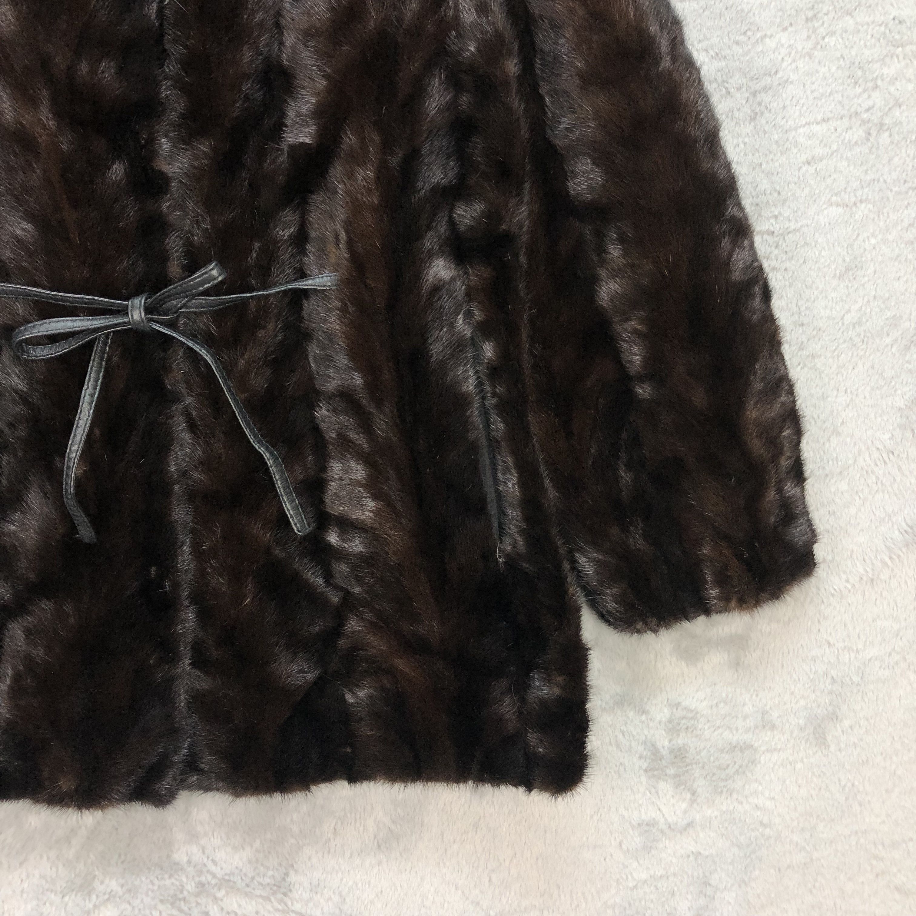 Vintage VINTAGE MINK FUR COAT JACKET #5538-196 Size US S / EU 44-46 / 1 - 6 Thumbnail