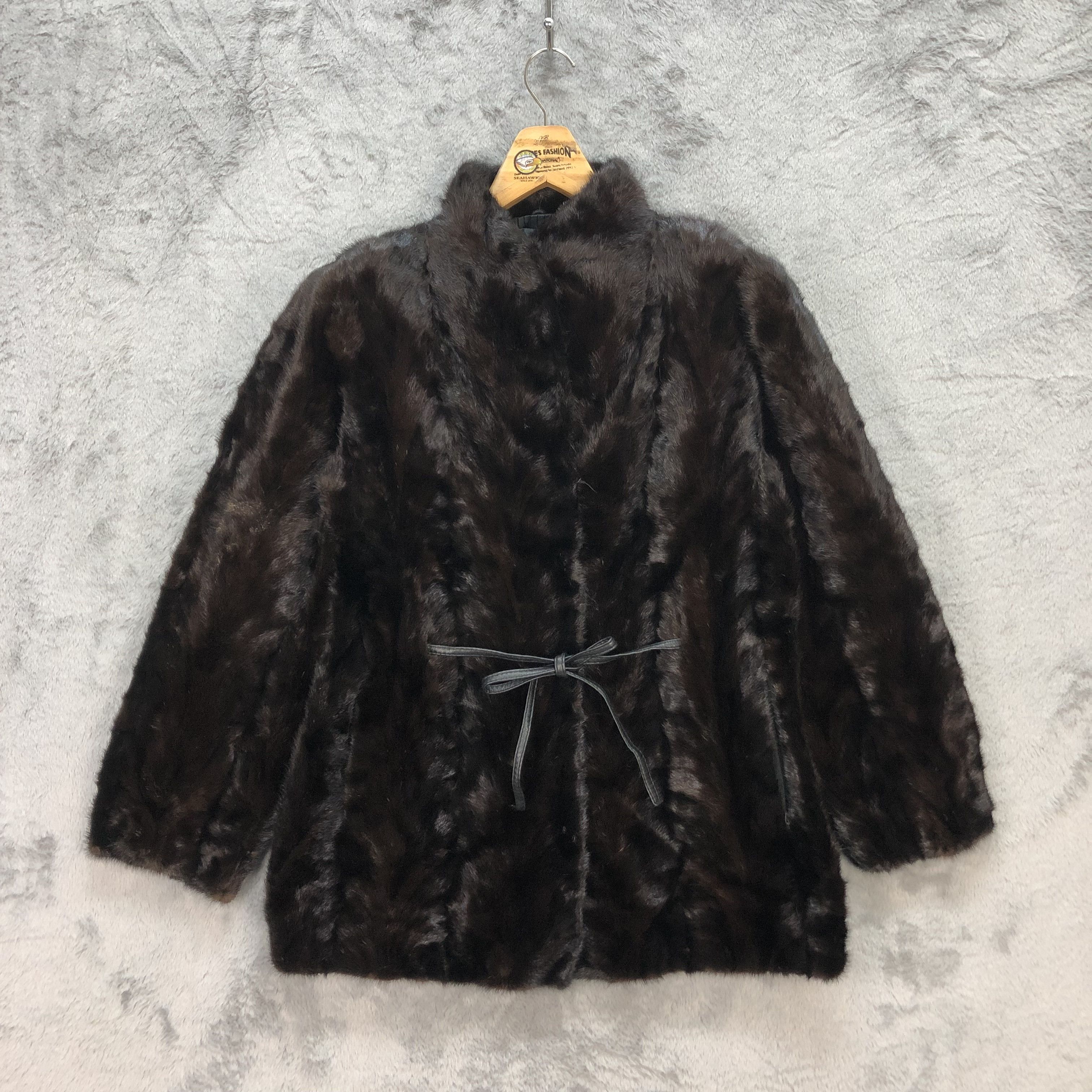 Vintage VINTAGE MINK FUR COAT JACKET #5538-196 Size US S / EU 44-46 / 1 - 2 Thumbnail