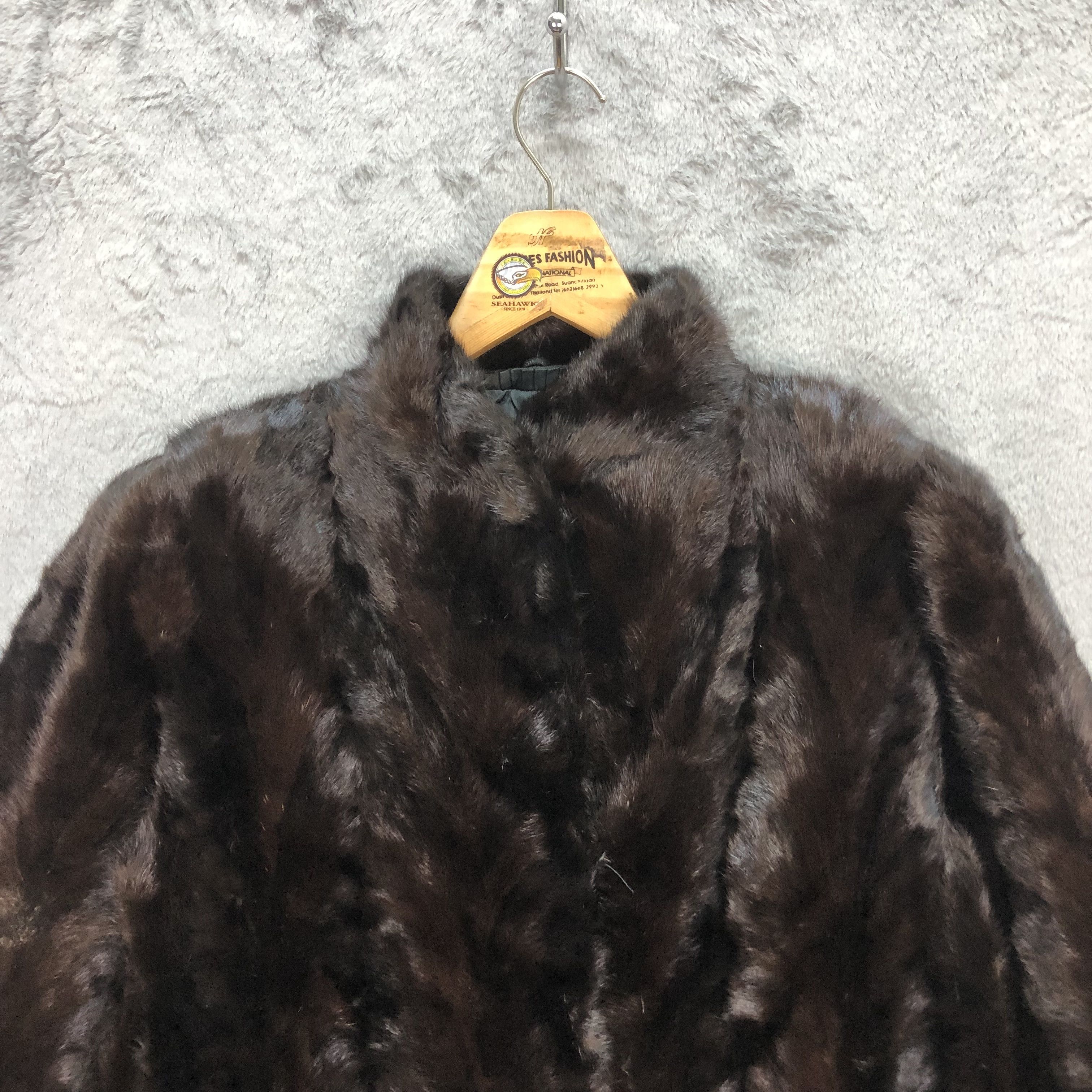 Vintage VINTAGE MINK FUR COAT JACKET #5538-196 Size US S / EU 44-46 / 1 - 3 Thumbnail