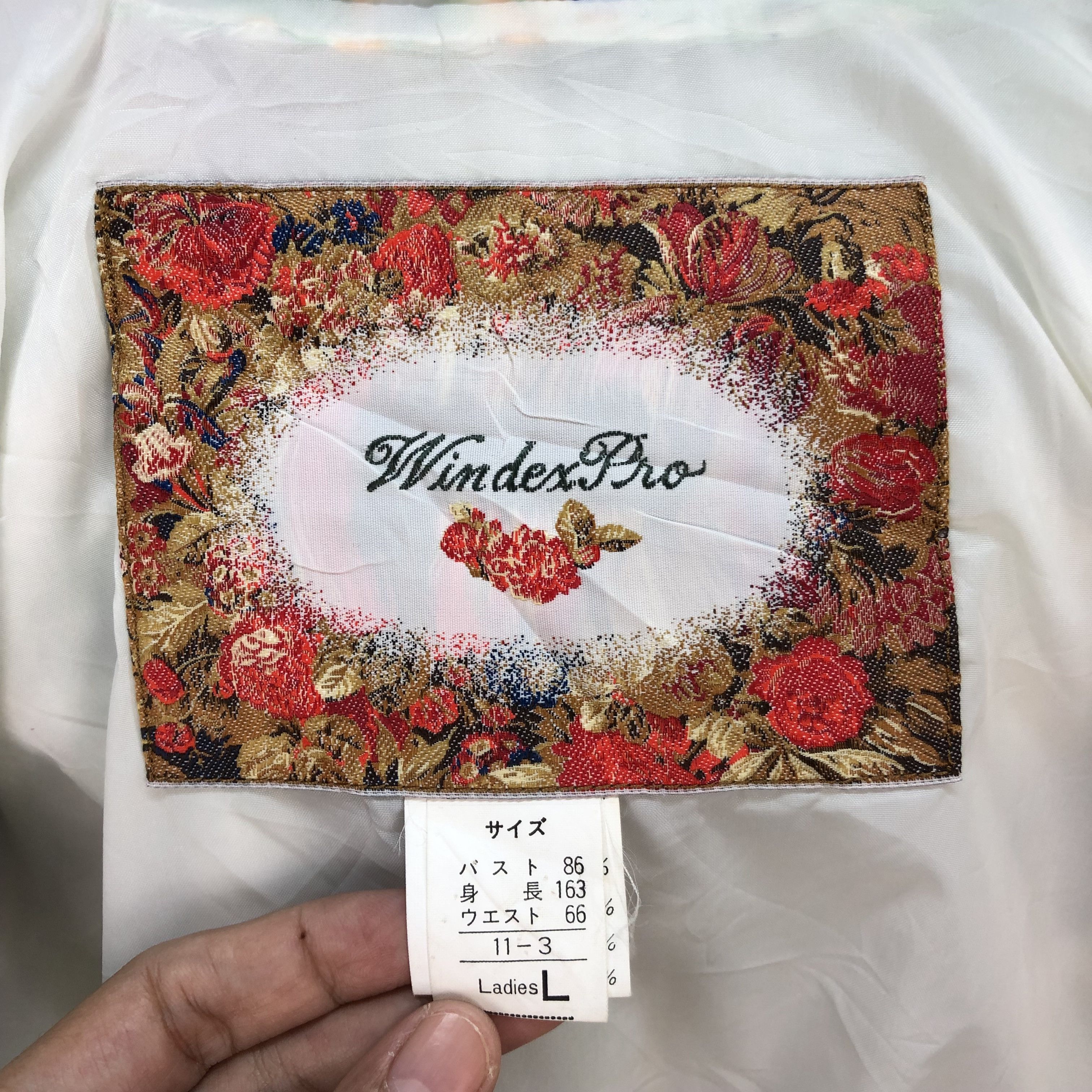Japanese Brand WINDEX PRO FLORAL PRINT FUR HOODIE SKI JACKET #5882-212 Size L / US 10 / IT 46 - 10 Thumbnail