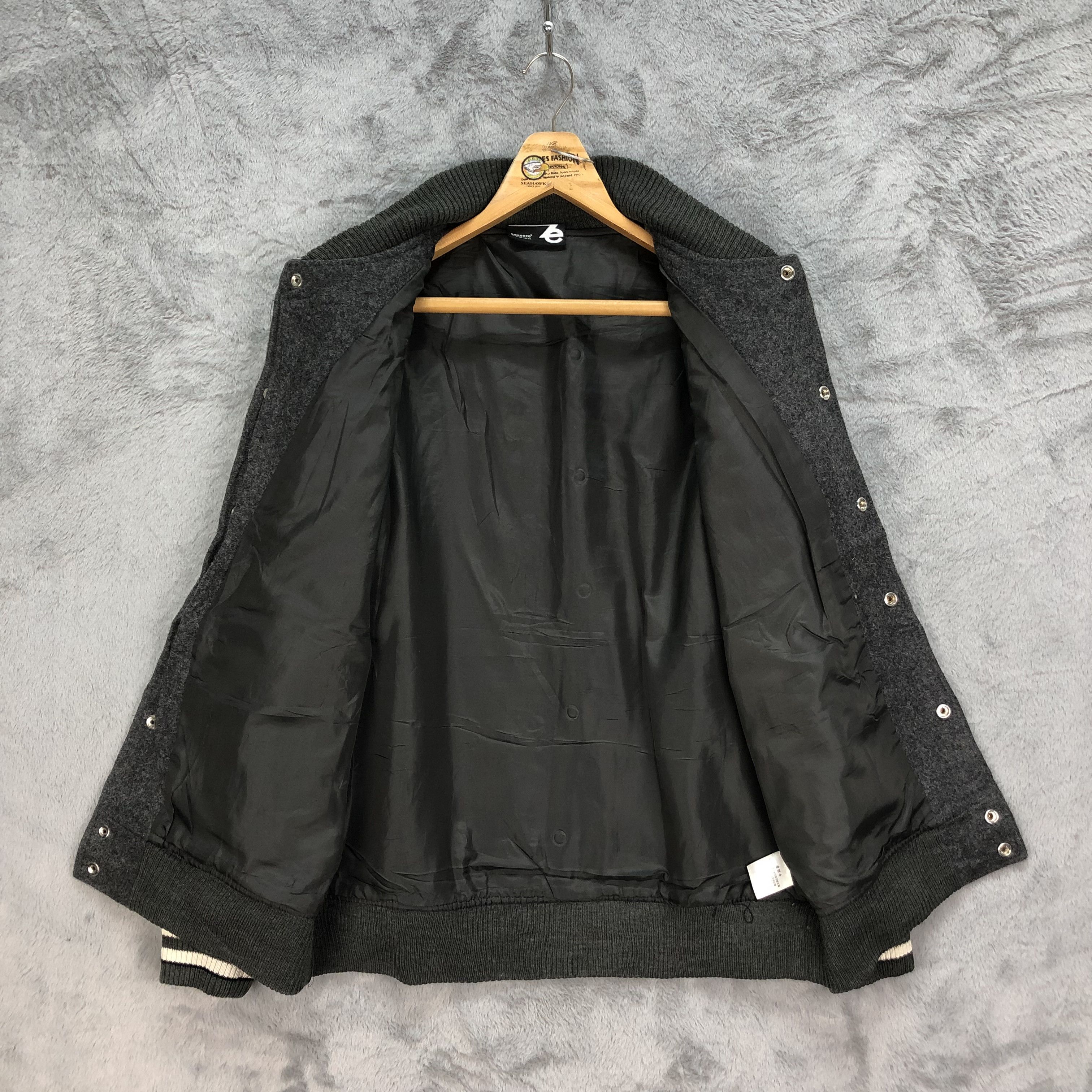 Japanese Brand SQUEEZ UPST Wool Varsity Jacket #4893-31 Size US M / EU 48-50 / 2 - 8 Thumbnail