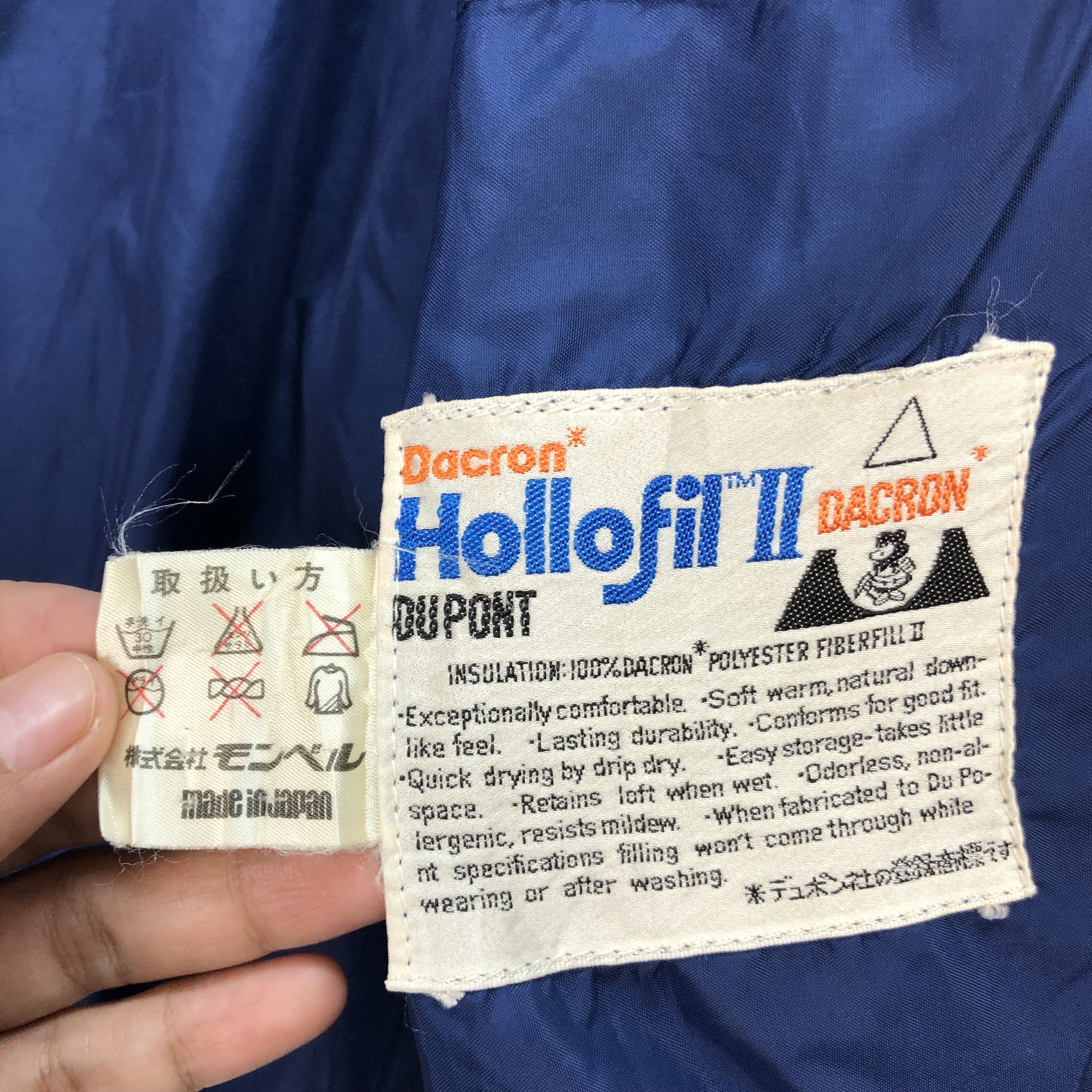 DuPont VINTAGE MONT BELL PUFFER JACKET / DOWN JACKET #5885-212 Size US L / EU 52-54 / 3 - 13 Thumbnail