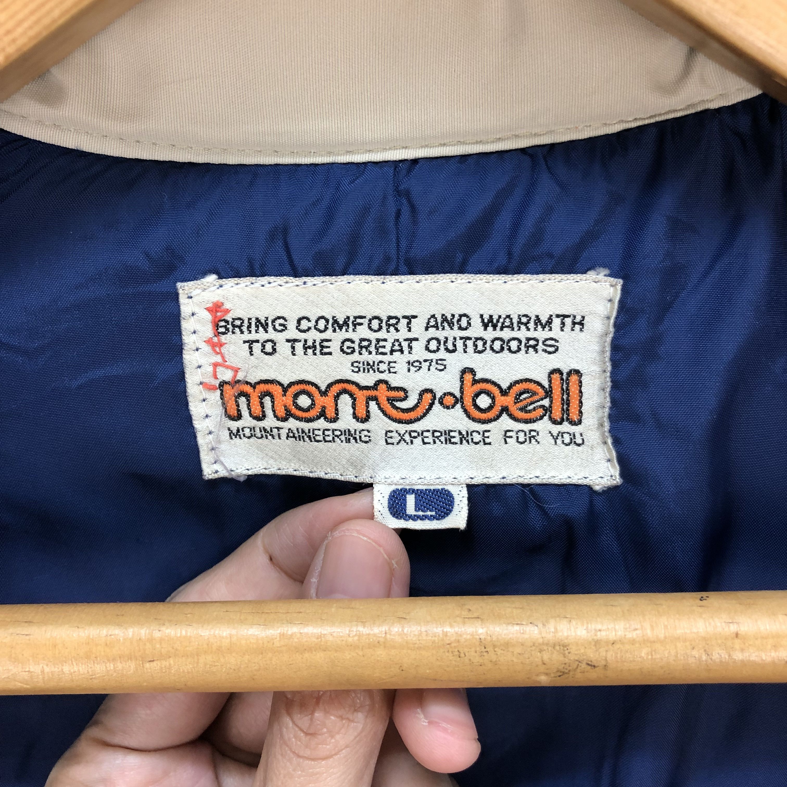 DuPont VINTAGE MONT BELL PUFFER JACKET / DOWN JACKET #5885-212 Size US L / EU 52-54 / 3 - 12 Thumbnail