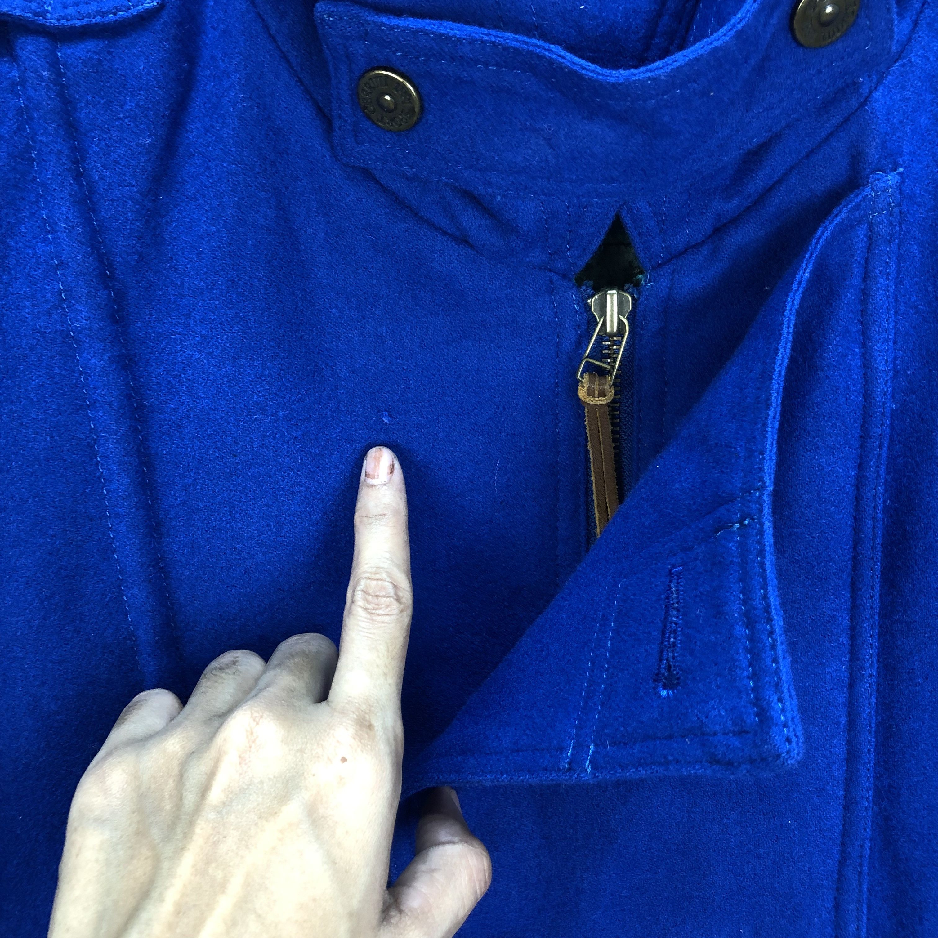 Cerruti 1881 VINTAGE CERUTTI 1881 SPORT BLUE WOOL JACKET #5496-193 Size US L / EU 52-54 / 3 - 3 Thumbnail