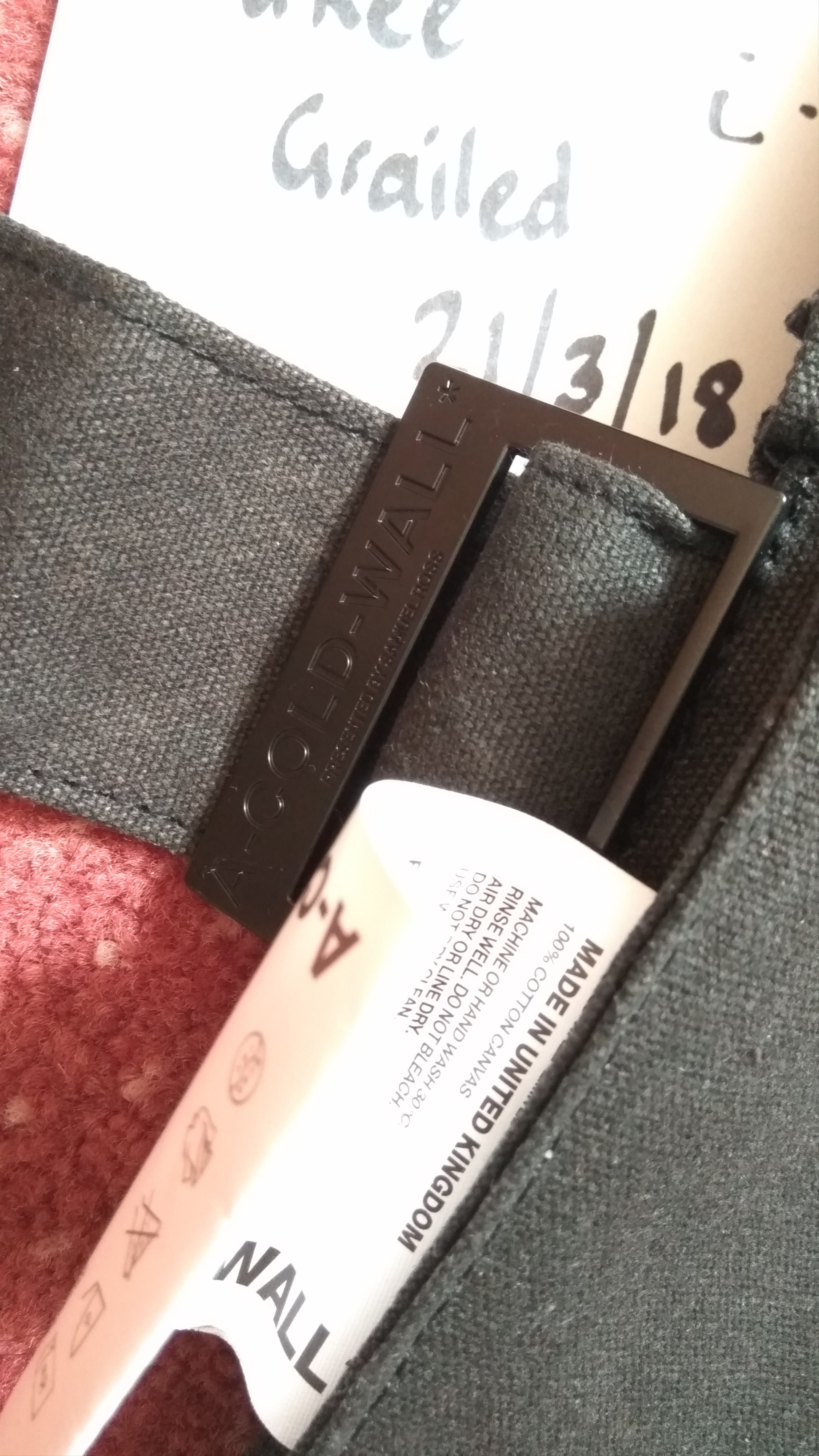 A-COLD-WALL* A cold wall ACW utility holster bag Model 2 Large Size ONE SIZE - 4 Thumbnail