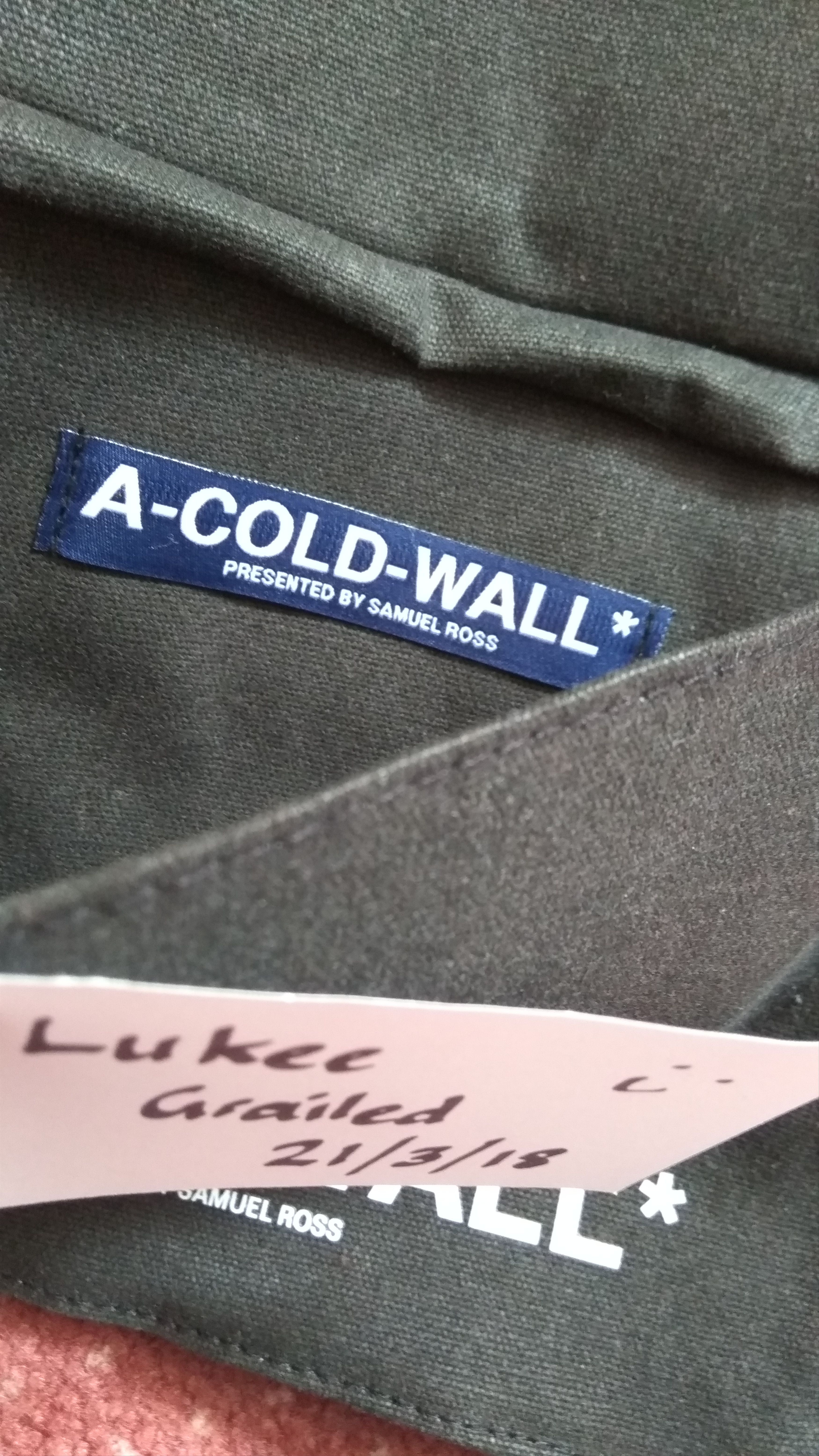 A-COLD-WALL* A cold wall ACW utility holster bag Model 2 Large Size ONE SIZE - 2 Thumbnail