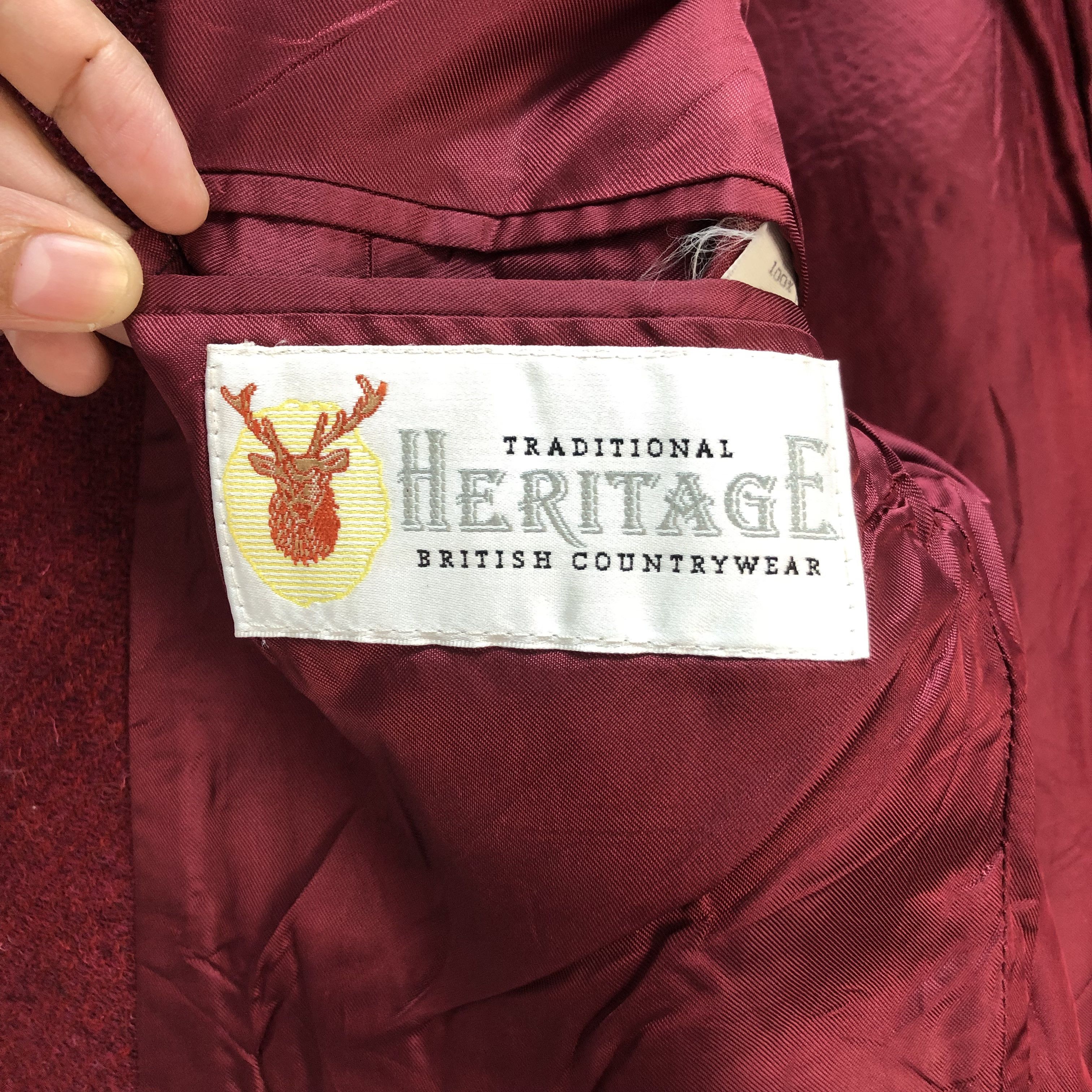 Harris Tweed HERITAGE X HARRIS TWEED MAROON WOOL SUIT JACKET #6587-75 Size US M / EU 48-50 / 2 - 7 Thumbnail