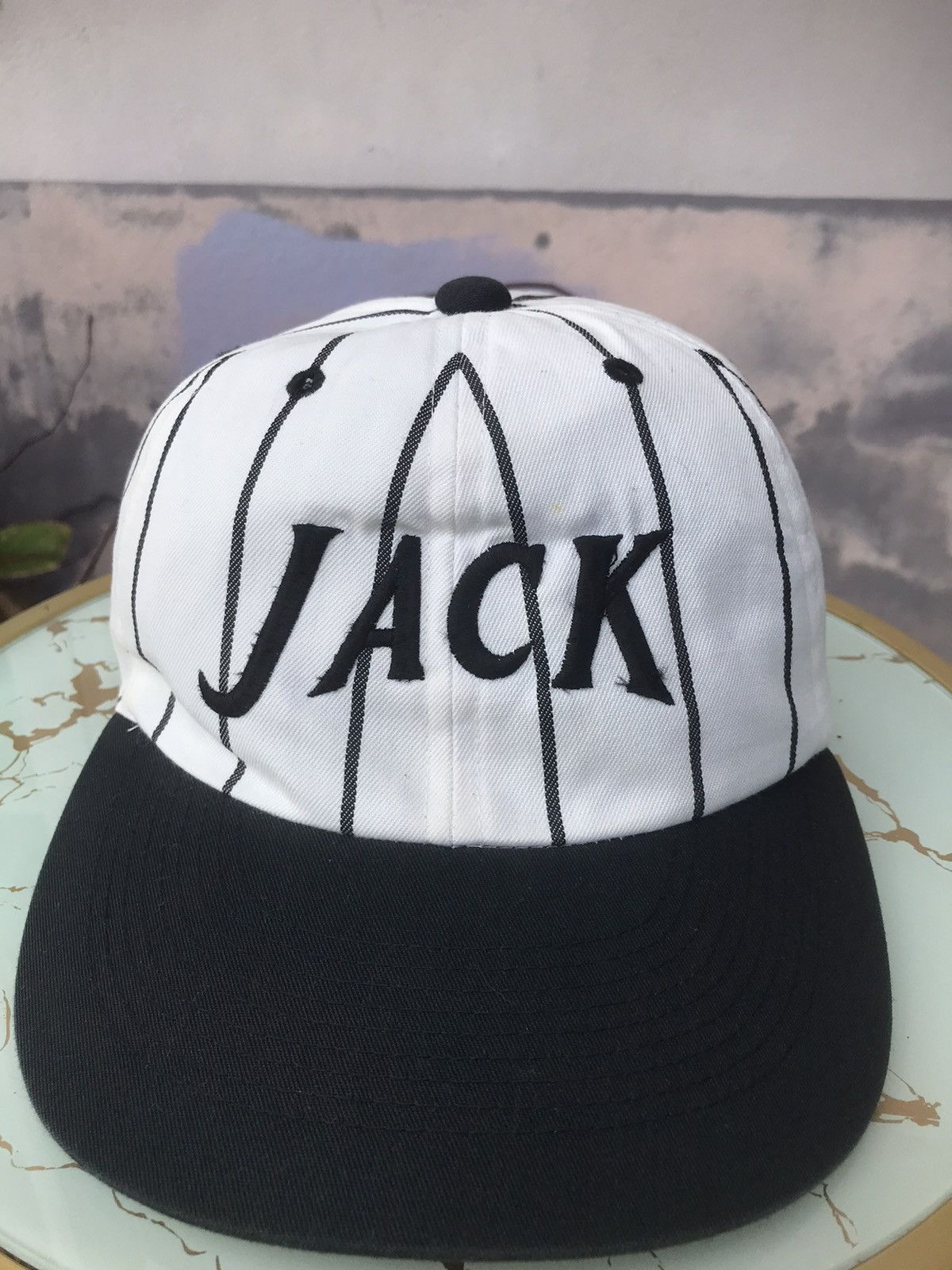 Japanese Brand Jack Stripes Cap Hat von dutch Size ONE SIZE - 5 Thumbnail