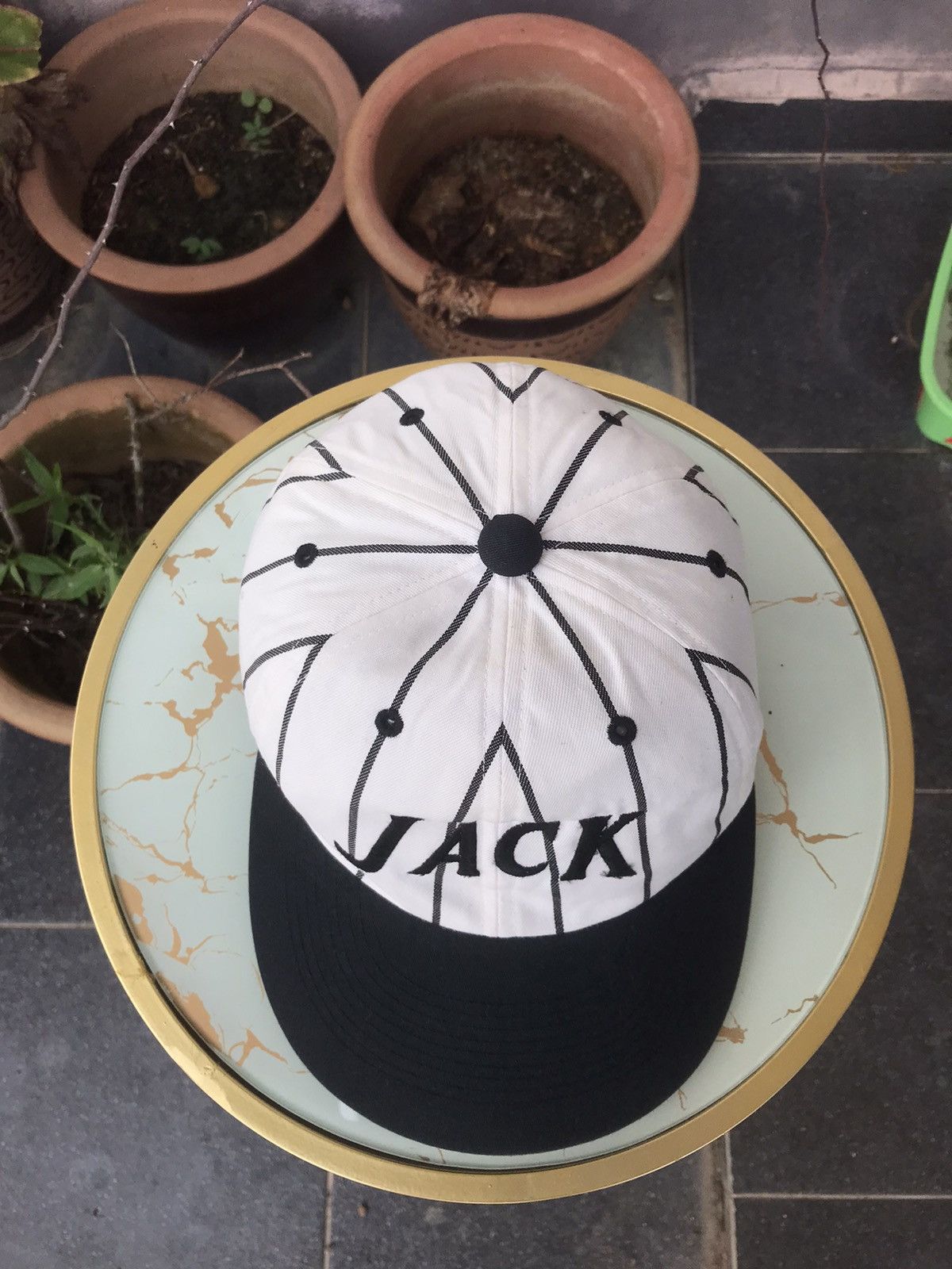 Japanese Brand Jack Stripes Cap Hat von dutch Size ONE SIZE - 4 Thumbnail
