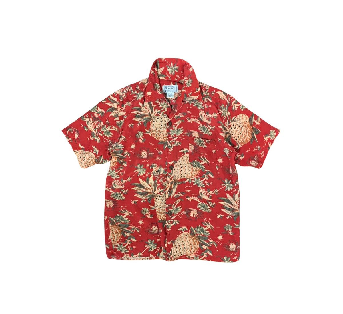Other Avanti Hawaii Shirt Silk Pineapple Print Size US M / EU 48-50 / 2 - 1 Thumbnail