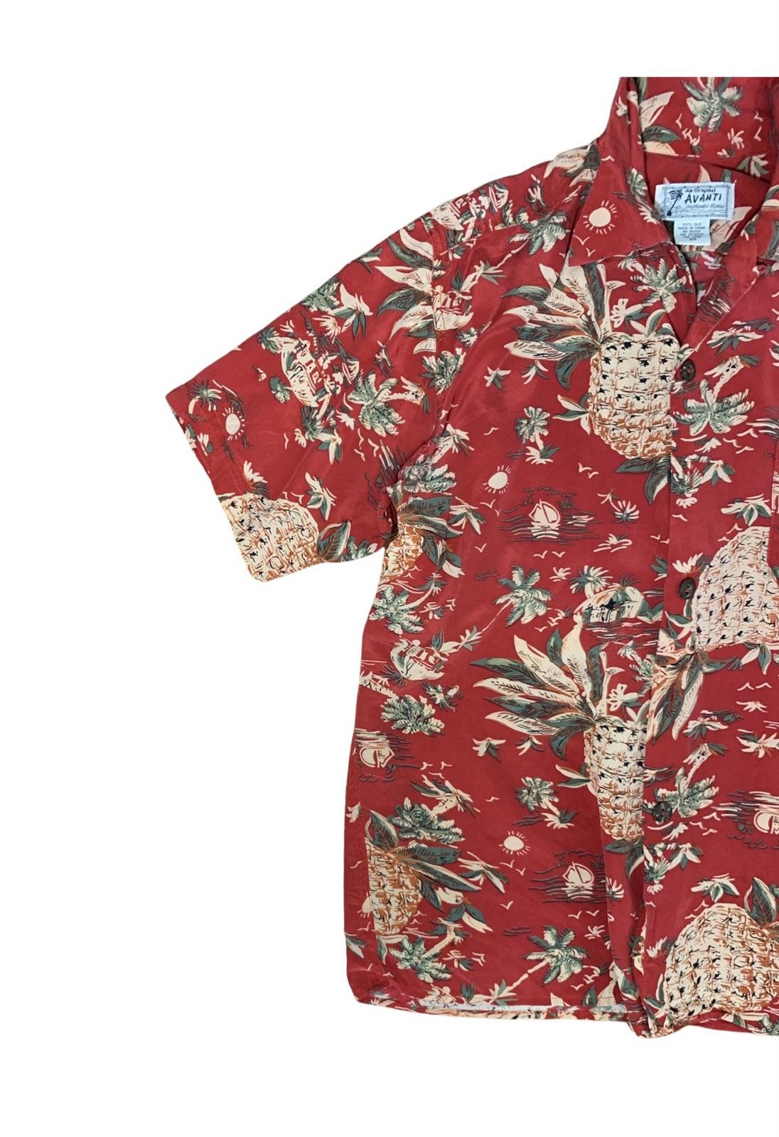 Other Avanti Hawaii Shirt Silk Pineapple Print Size US M / EU 48-50 / 2 - 3 Thumbnail