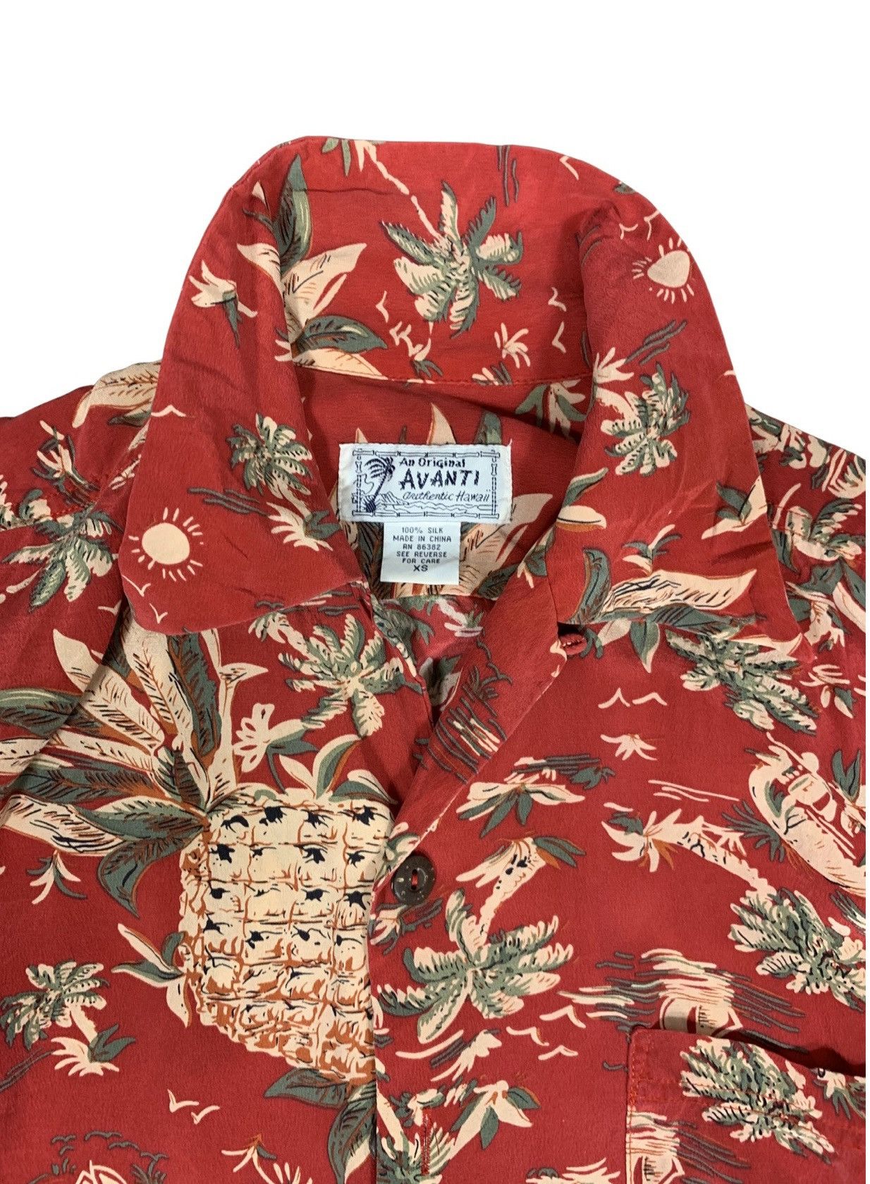 Other Avanti Hawaii Shirt Silk Pineapple Print Size US M / EU 48-50 / 2 - 4 Thumbnail