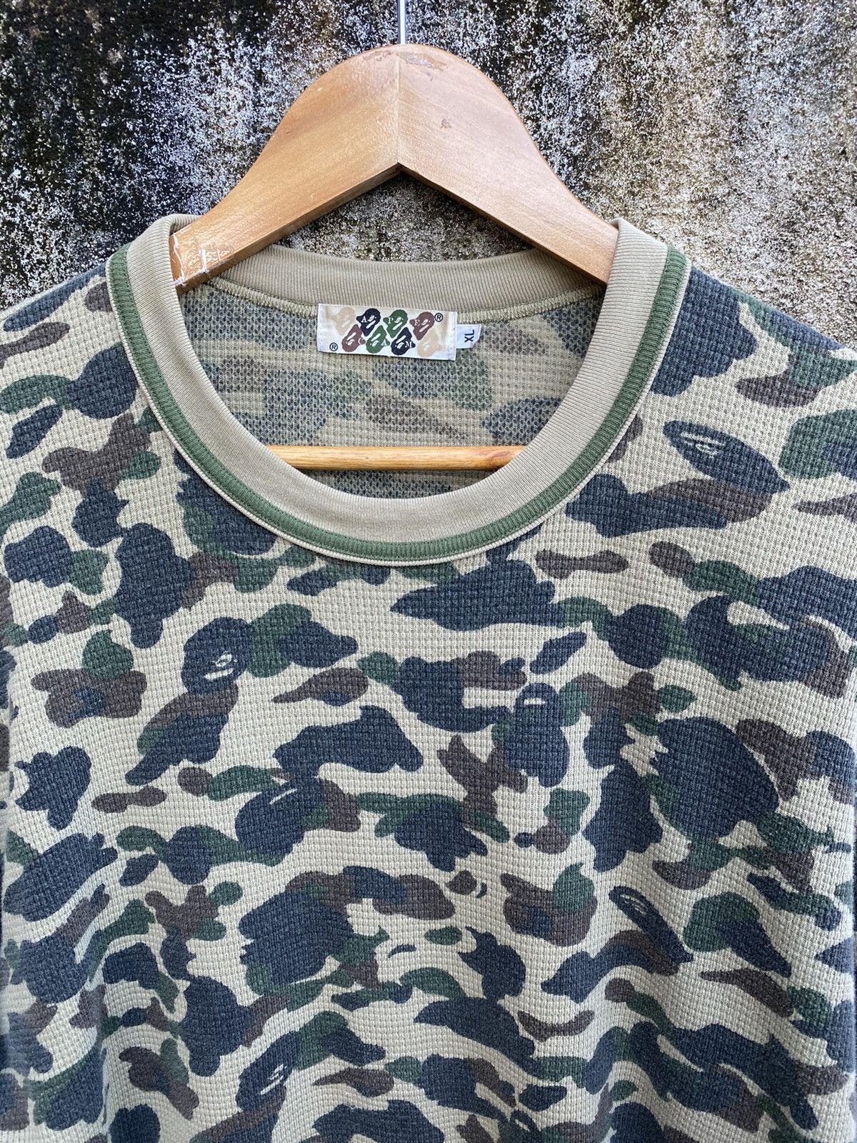 Pre-owned Bape X Vintage Bape Camo Long Sleeve