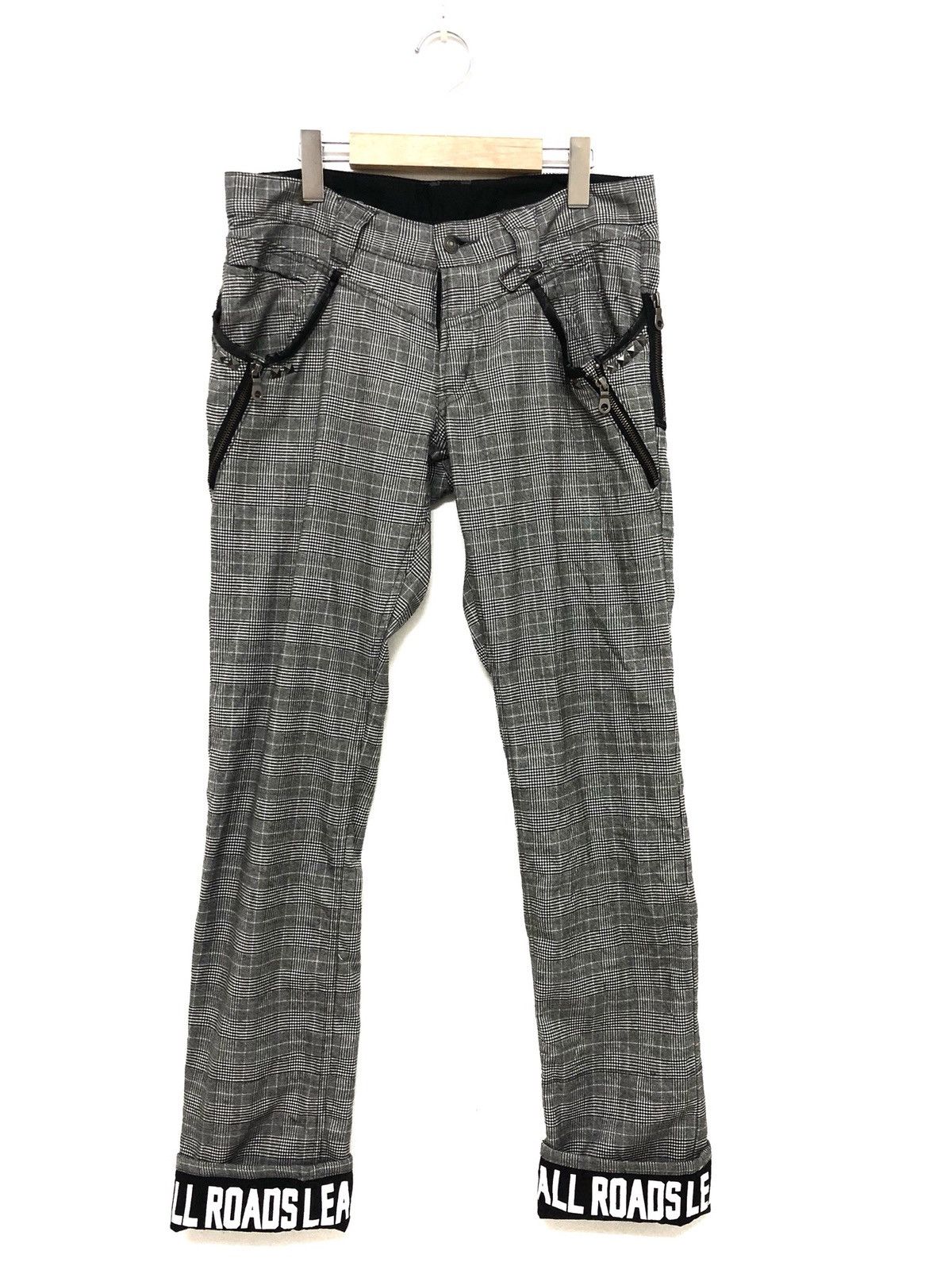 PPFM PPFM Japanese Brand Tartan Pants With Stud Size US 32 / EU 48 - 1 Thumbnail