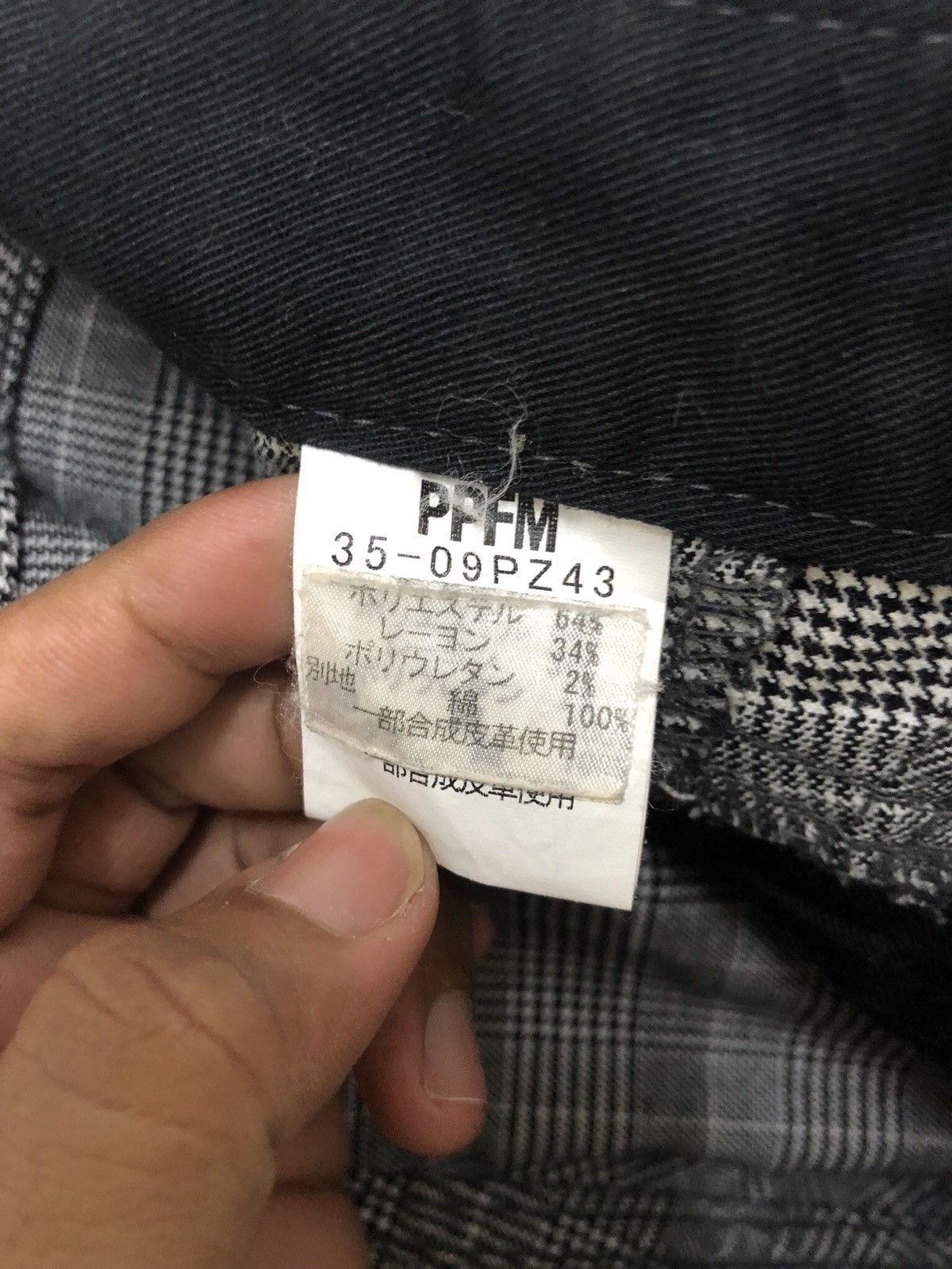 PPFM PPFM Japanese Brand Tartan Pants With Stud Size US 32 / EU 48 - 7 Thumbnail