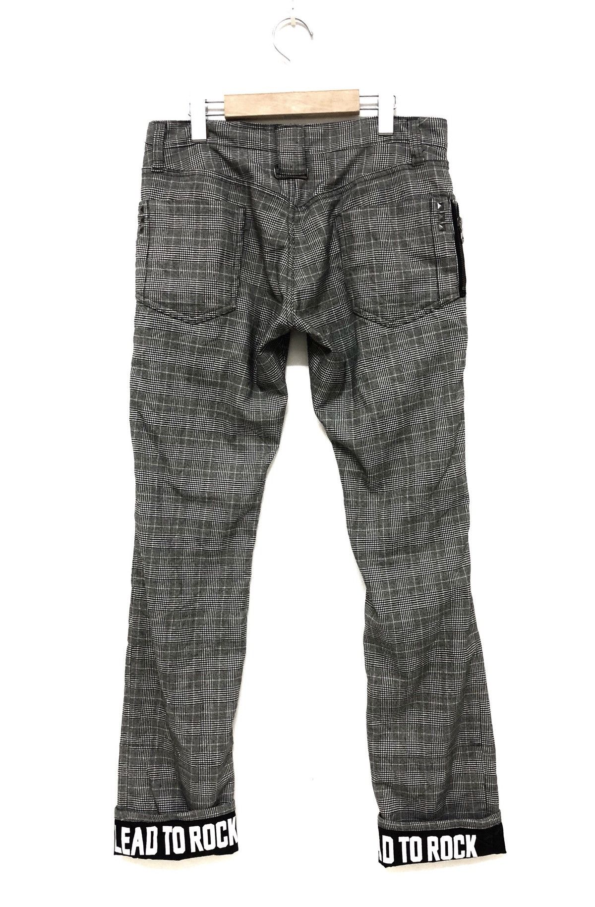 PPFM PPFM Japanese Brand Tartan Pants With Stud Size US 32 / EU 48 - 2 Thumbnail