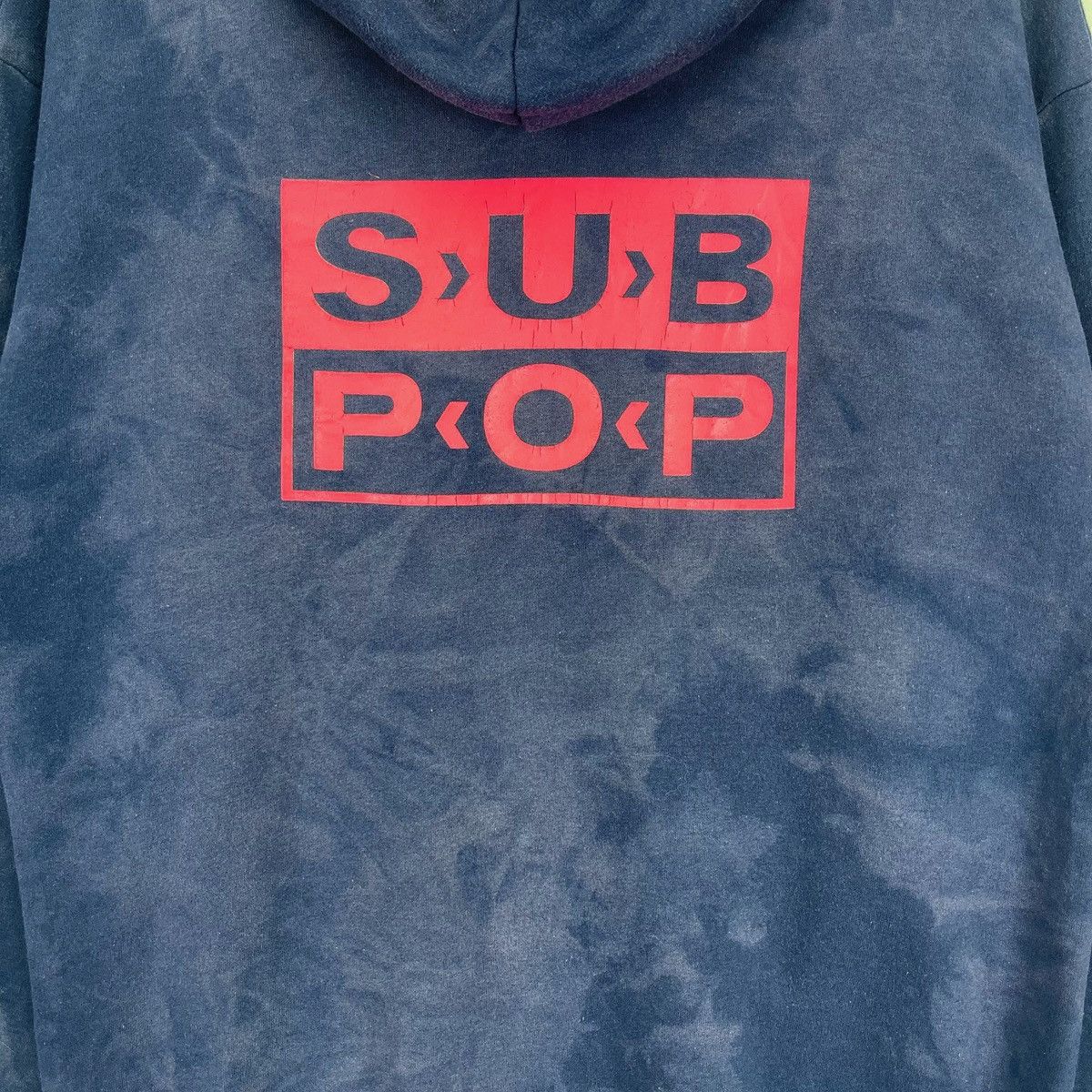 Band Tees × Vintage 00s LOSER Sub Pop Label Record Faded Hoodie Size US M / EU 48-50 / 2 - 7 Thumbnail